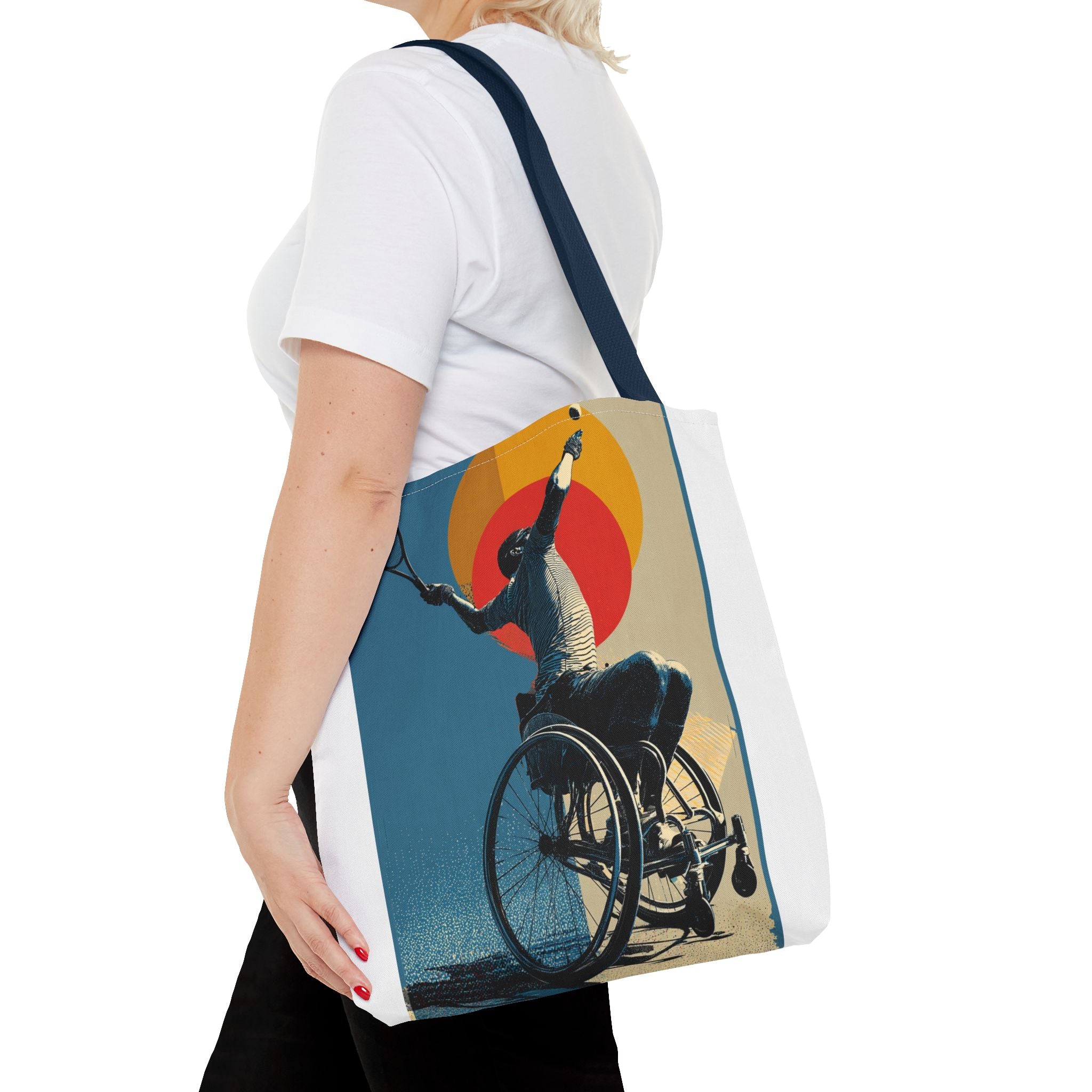Inspirational Tennis Sports Tote Bag | Motivational Gym Bag, Everyday Use, Eco-Friendly Gift, Unique Sporty Design