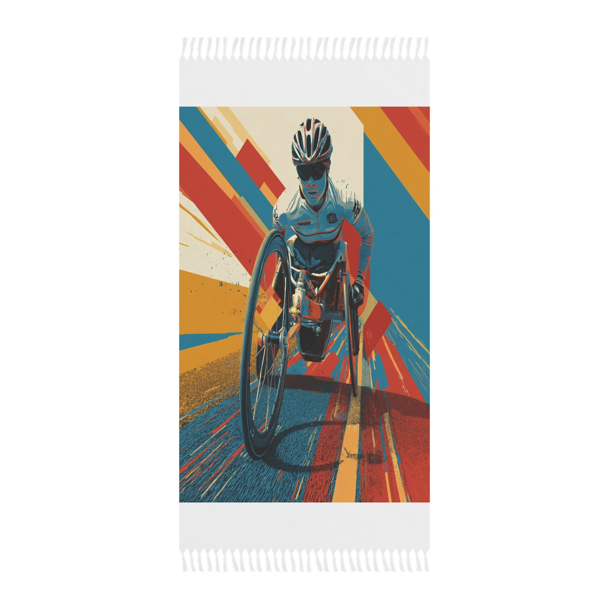 Boho Beach Towel - Vibrant Runner Design for Beach Days, Summer Fun, Gym Workout, Poolside Lounging, Outdoor Adventures