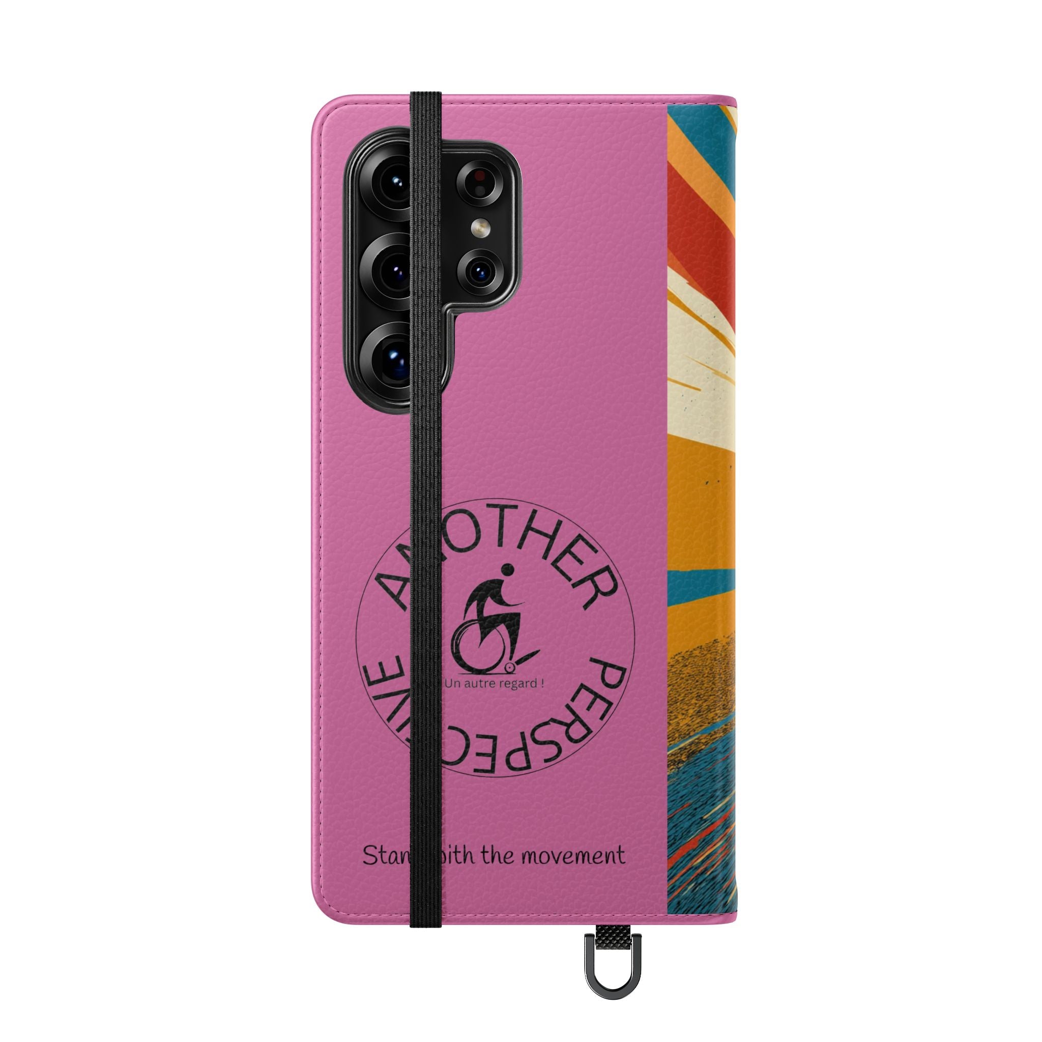 Inclusive Flip Cases for All Wheelchair, Phone Wallet, Strong & Stylish, Stand with the Movement, Perfect Gift, Everyday Use