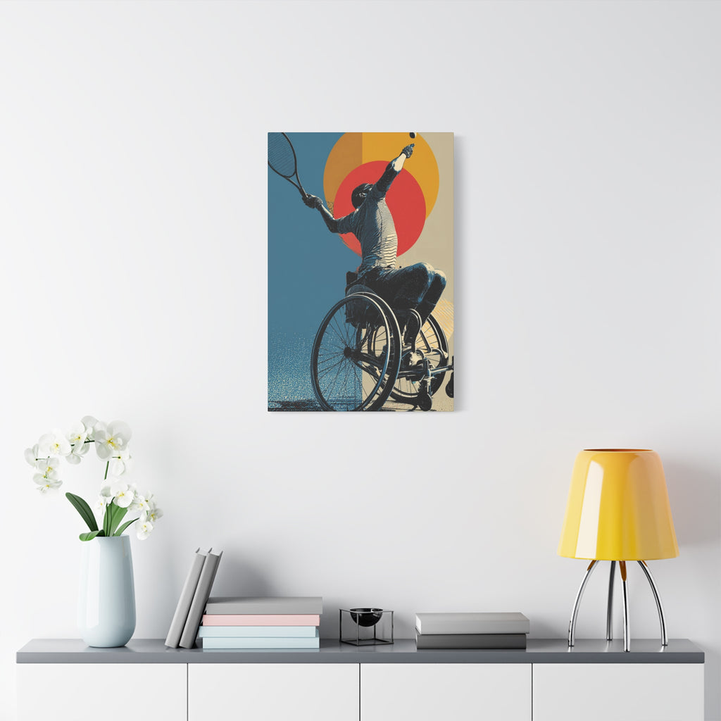 Empowering Wheelchair Tennis Canvas Art, Inspirational Wall Decor, Motivational Home Decor, Unique Gift for Sports Enthusiasts, [...]