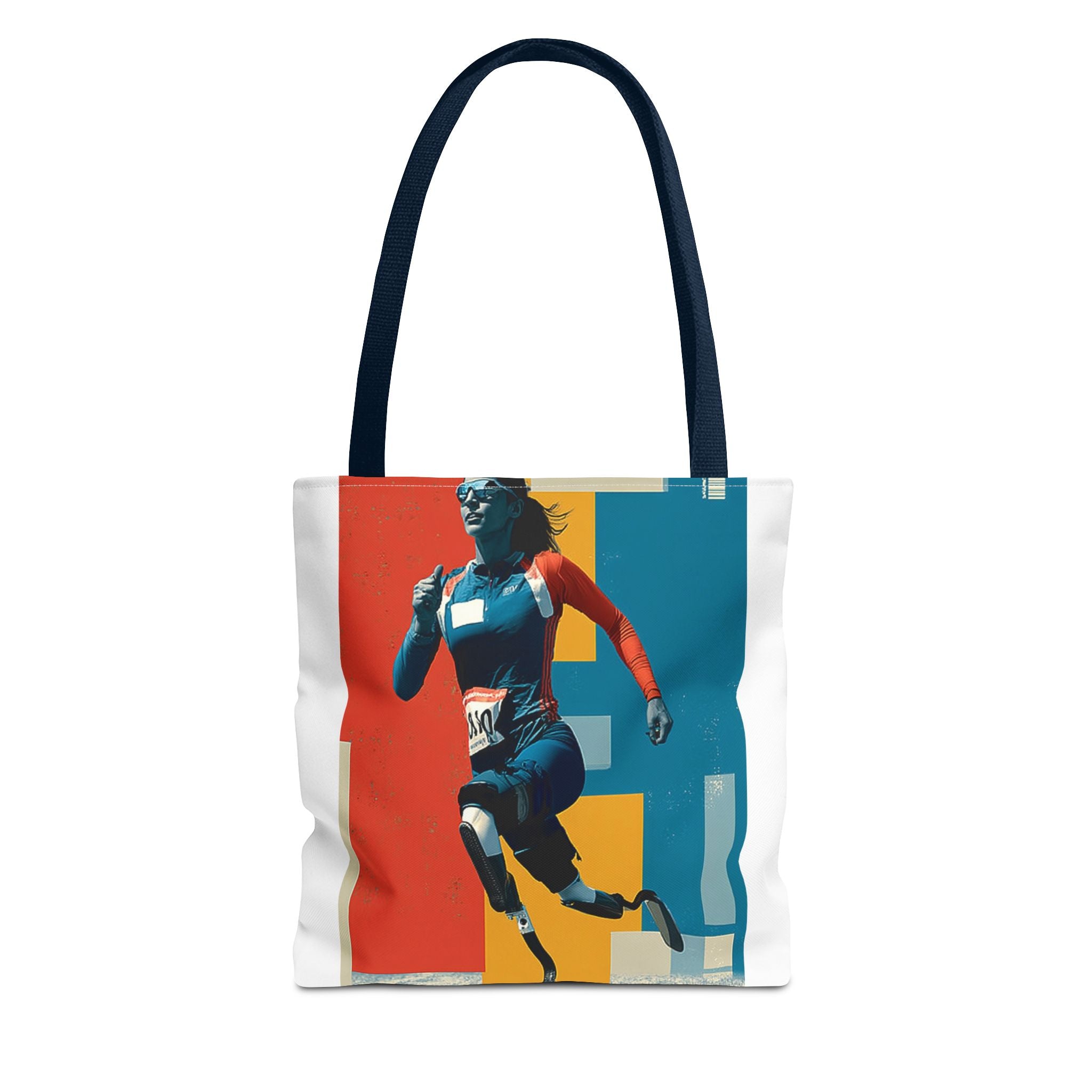 Inspirational Course Sports Tote Bag | Motivational Gym Bag, Everyday Use, Eco-Friendly Gift, Unique Sporty Design