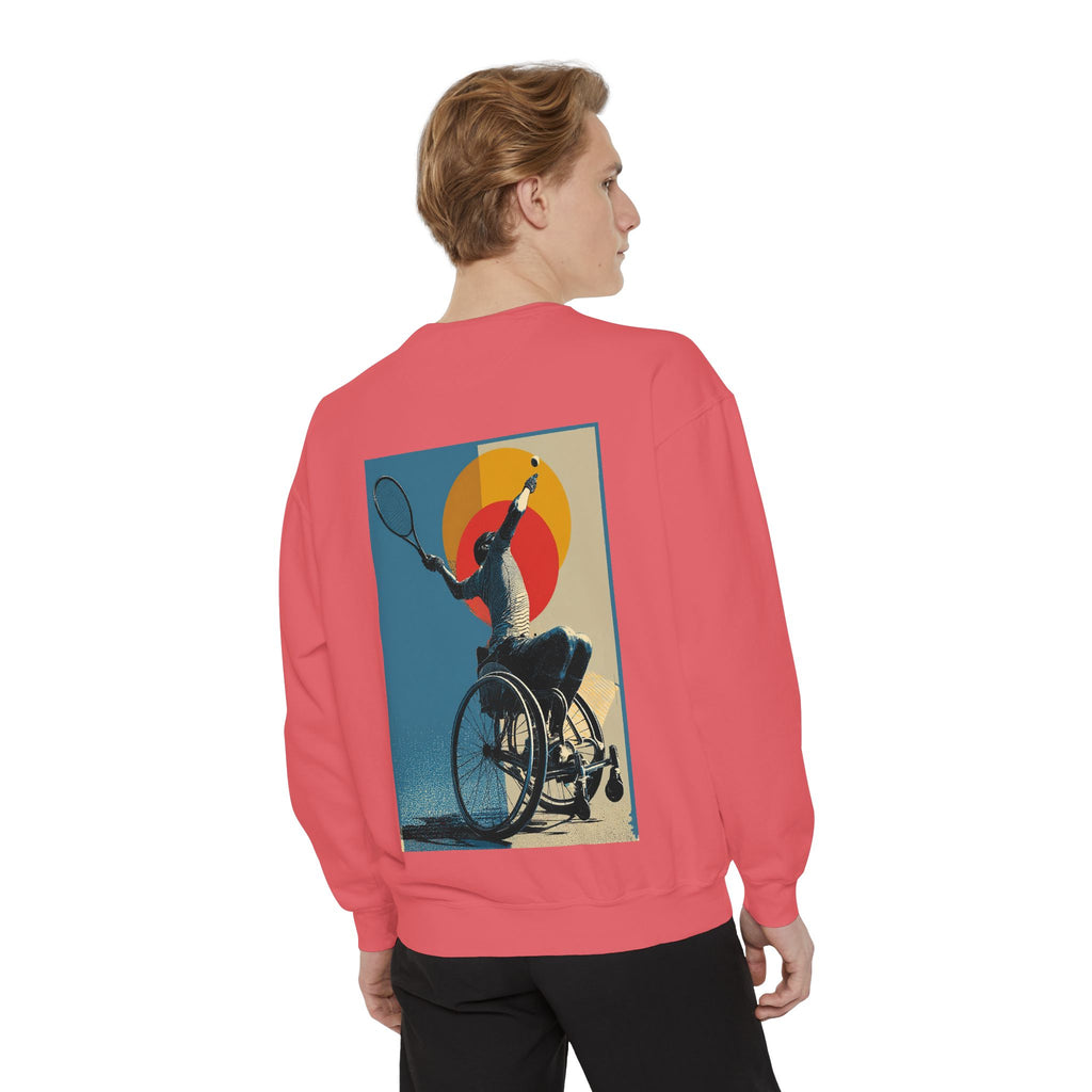 Inspirational Unisex Sweatshirt - Motivational Sports Tennis Design | Perfect for Coaches, Athletes, Gifts, Casual Wear, and Events