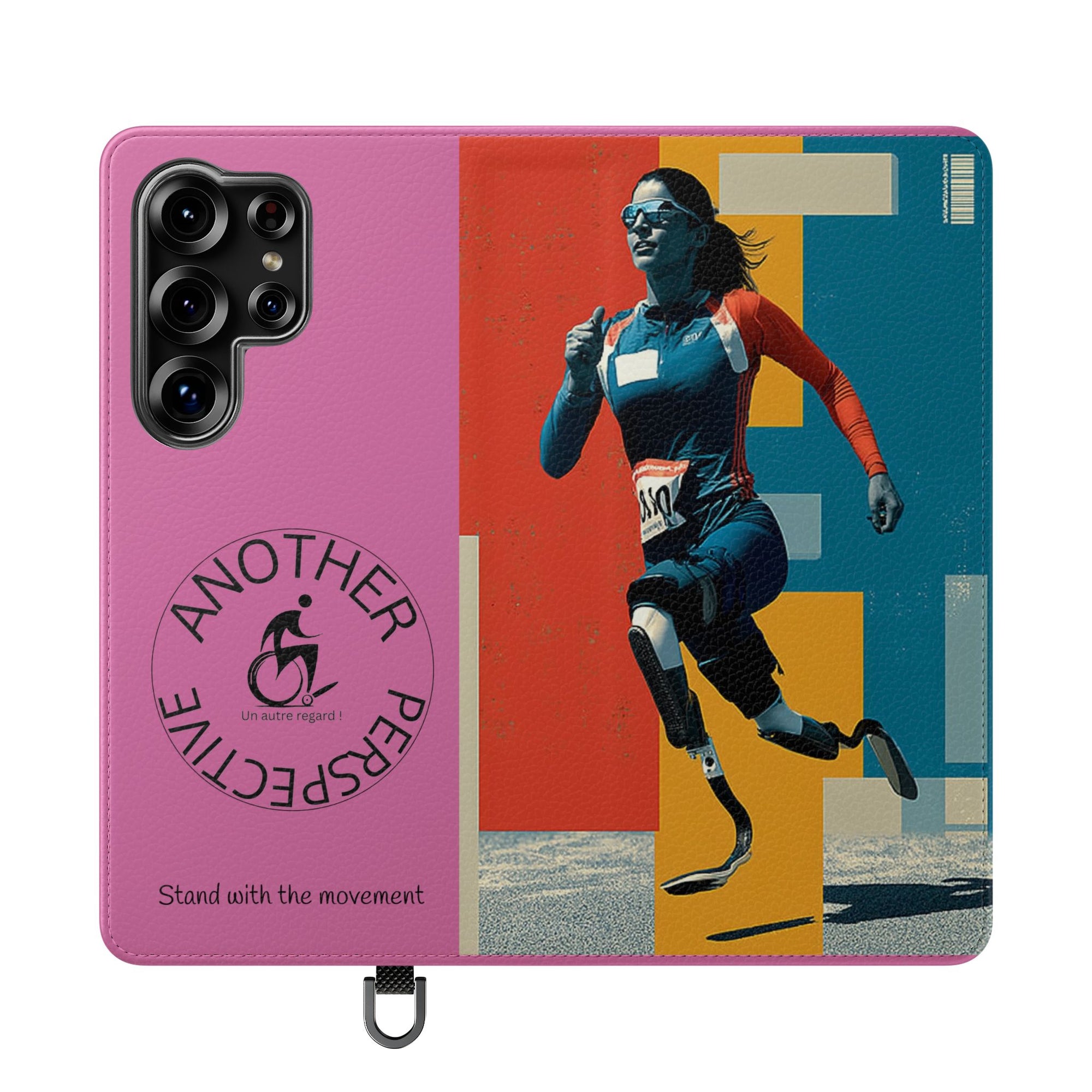 Empowering Flip Cases for Smartphones Course| Stand with the Movement, Stylish Phone Cover, Unique Gift, Inclusive Design, Support Accessibility