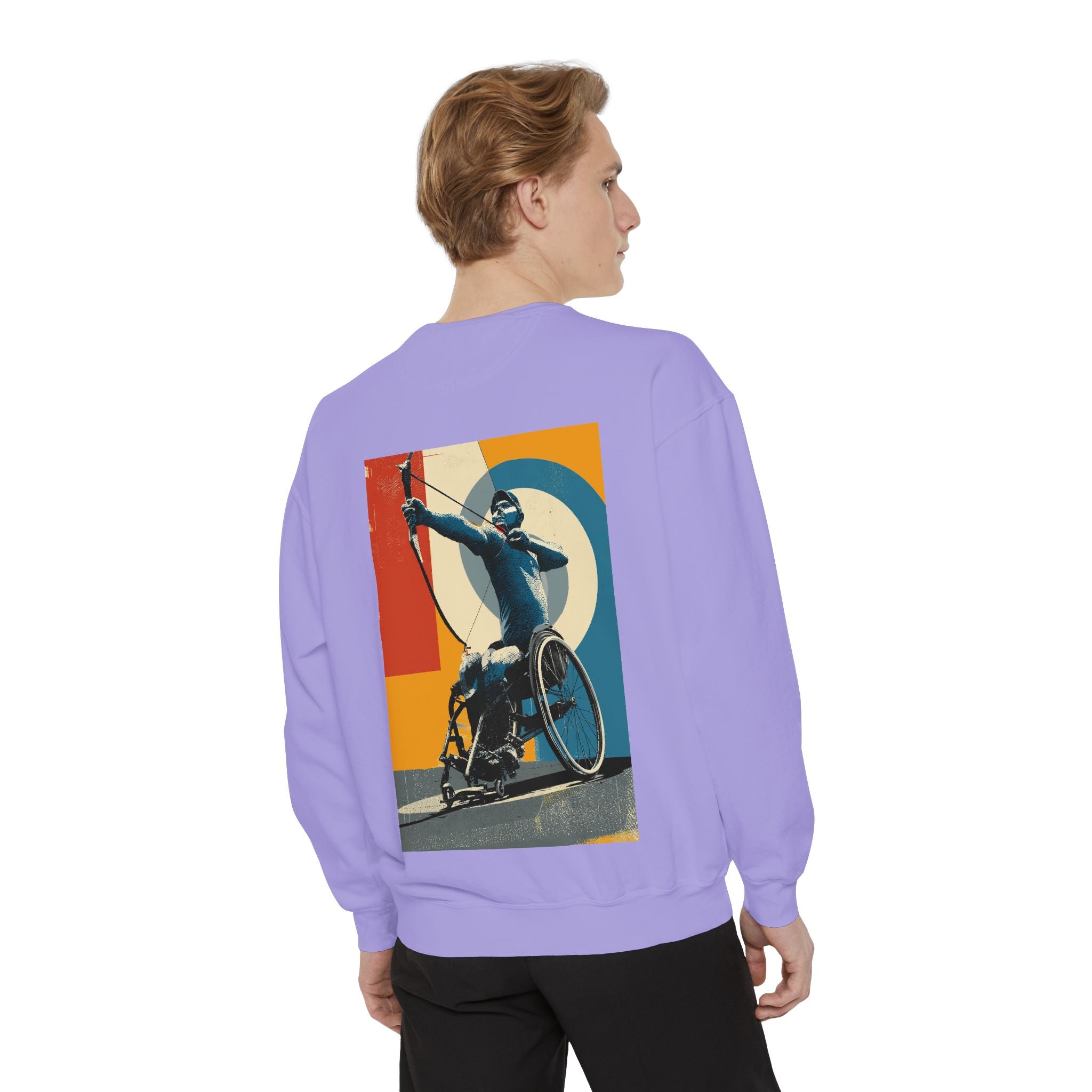 Inspirational Unisex Sweatshirt - Motivational Sports Archery Design | Perfect for Coaches, Athletes, Gifts, Casual Wear, and Events
