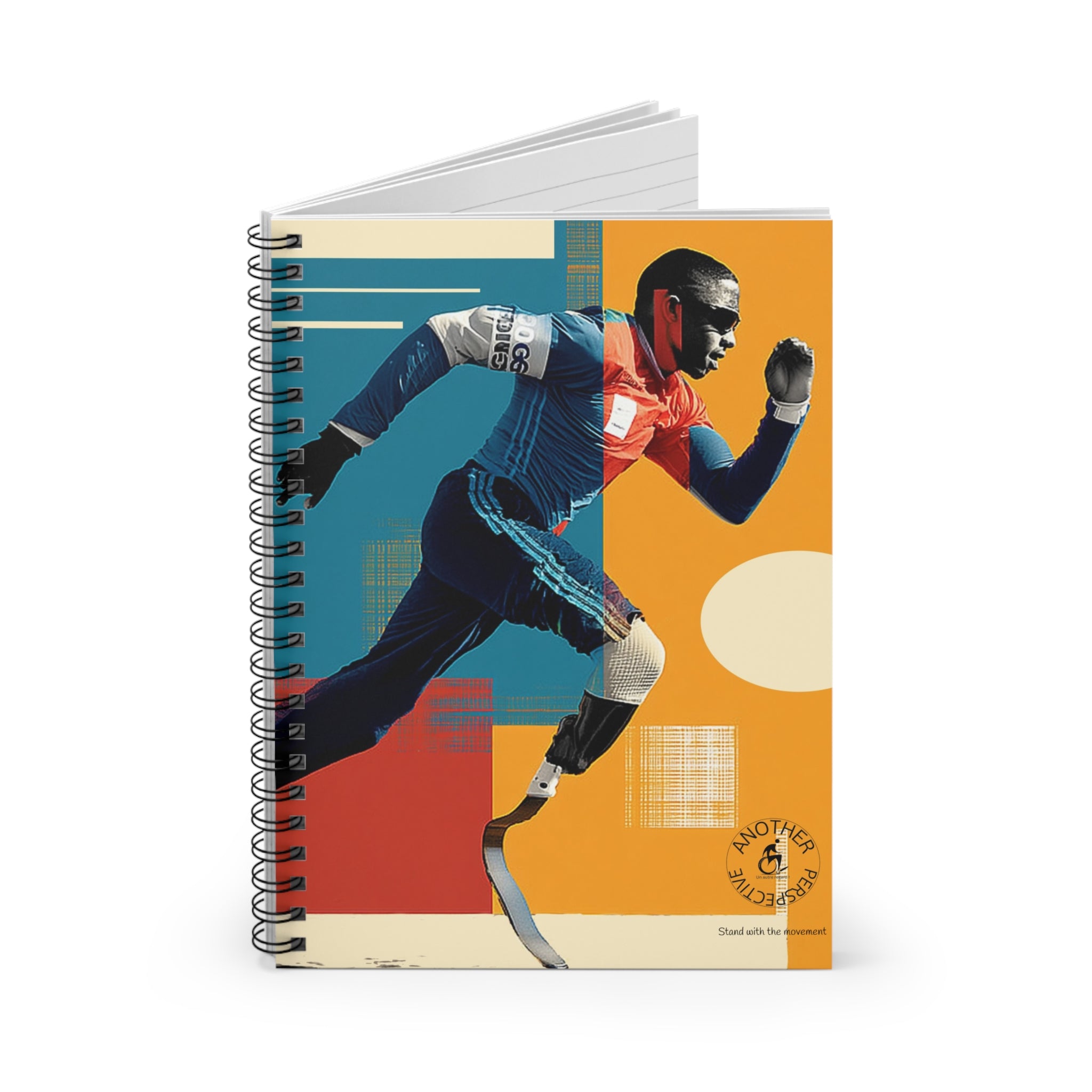Inspirational Spiral Notebook Course- Empowering Artwork, Ideal for Goal-Setting, Journaling, Gifts for Athletes, Rehab Tools, Women's Empowerment