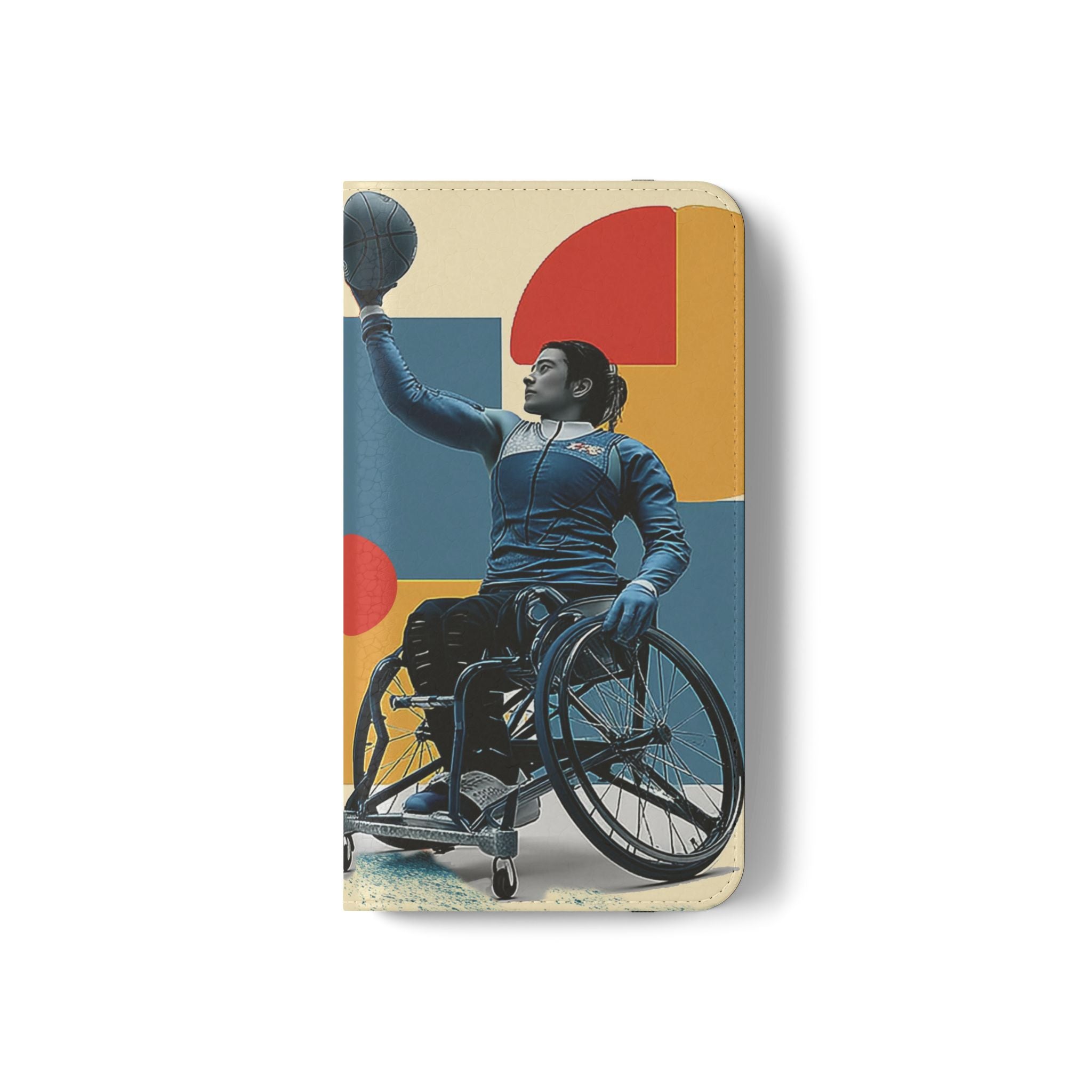 Adaptive Flip Cases for Empowerment, Wheelchair Basketball, Disability Awareness, Inspirational Gifts, Supportive Accessories