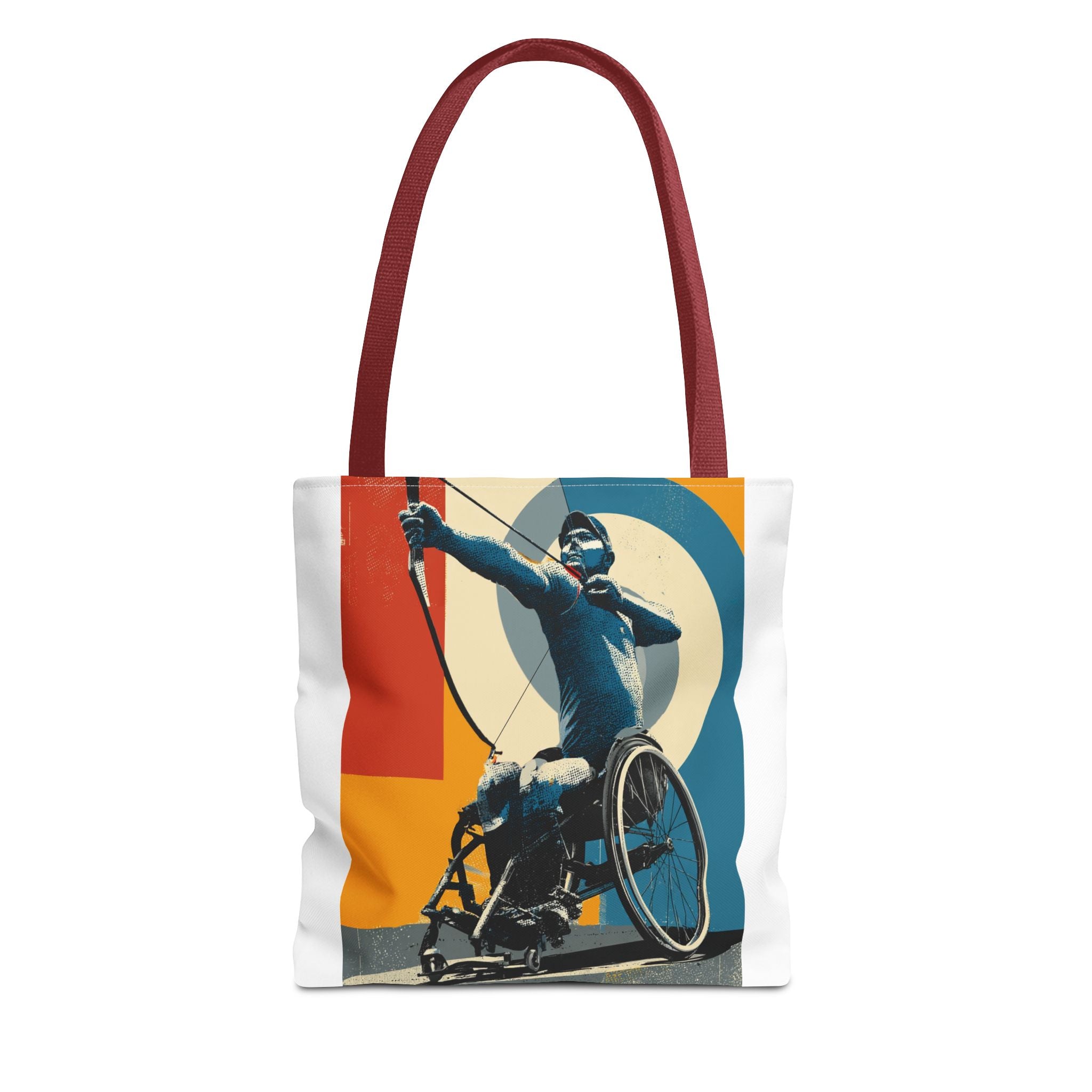 Inspirational Wheelchair Sports Tote Bag | Motivational Gym Bag, Everyday Use, Eco-Friendly Gift, Unique Sporty Design