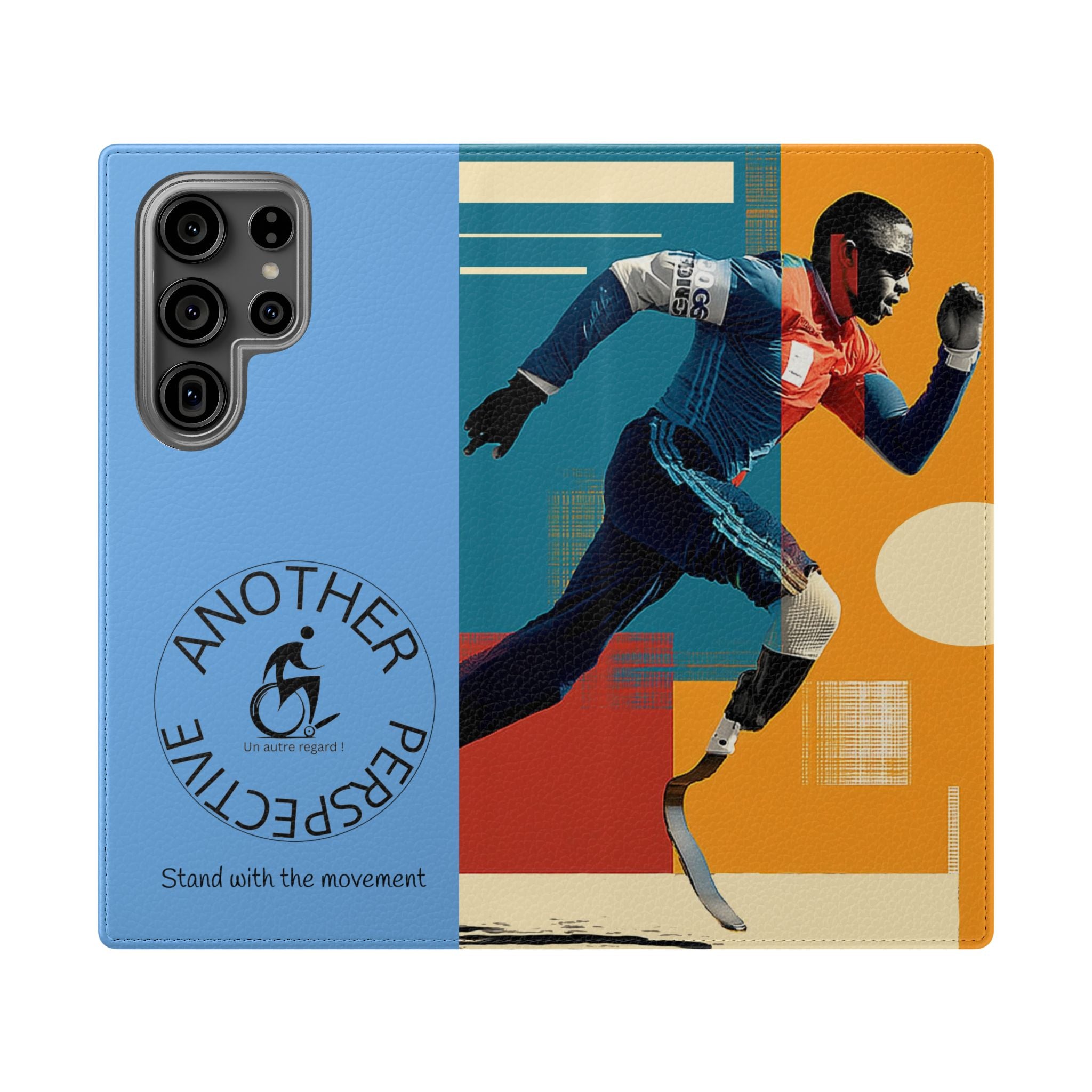 Sporty Flip Case for Athletes Course , Phone Wallet Cover, Stylish Mobile Case, Perfect Gift for Sports Fans, Functional Design