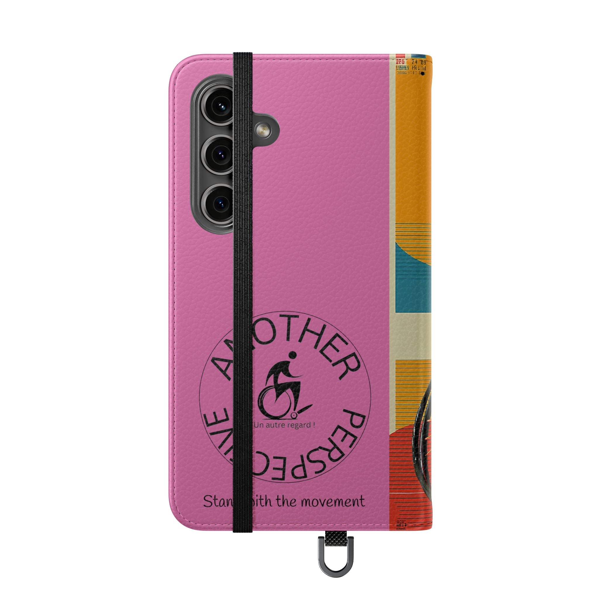 Sporty Flip Case for Wheelchair Basket Athletes, Phone Cover, Active Lifestyle Accessory, Gift for Sports Lovers, Personalized Case