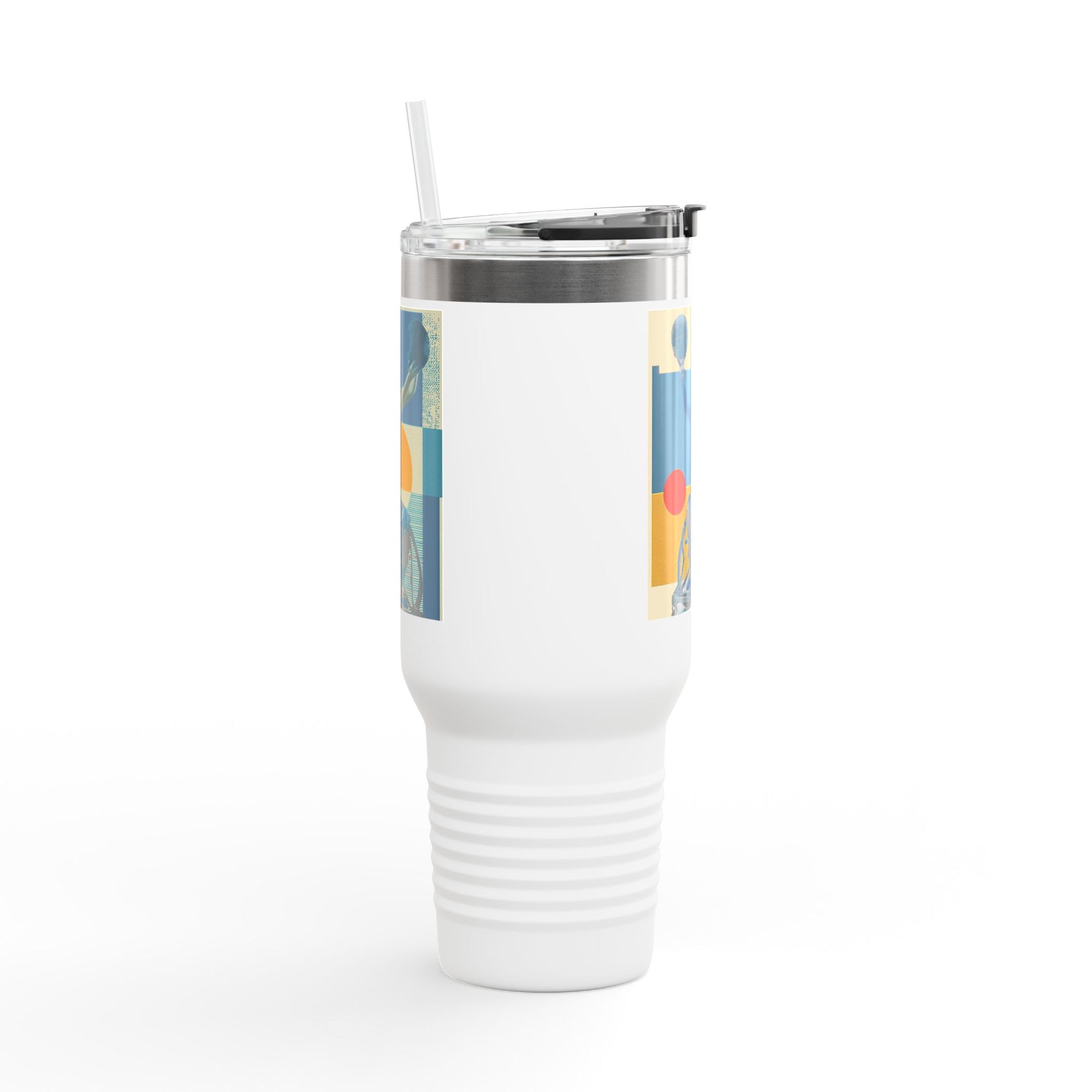 Vibrant Insulated Travel Mug, 40oz | Stylish Drinkware for Outdoor Adventures, Sports, Travel, Gifts