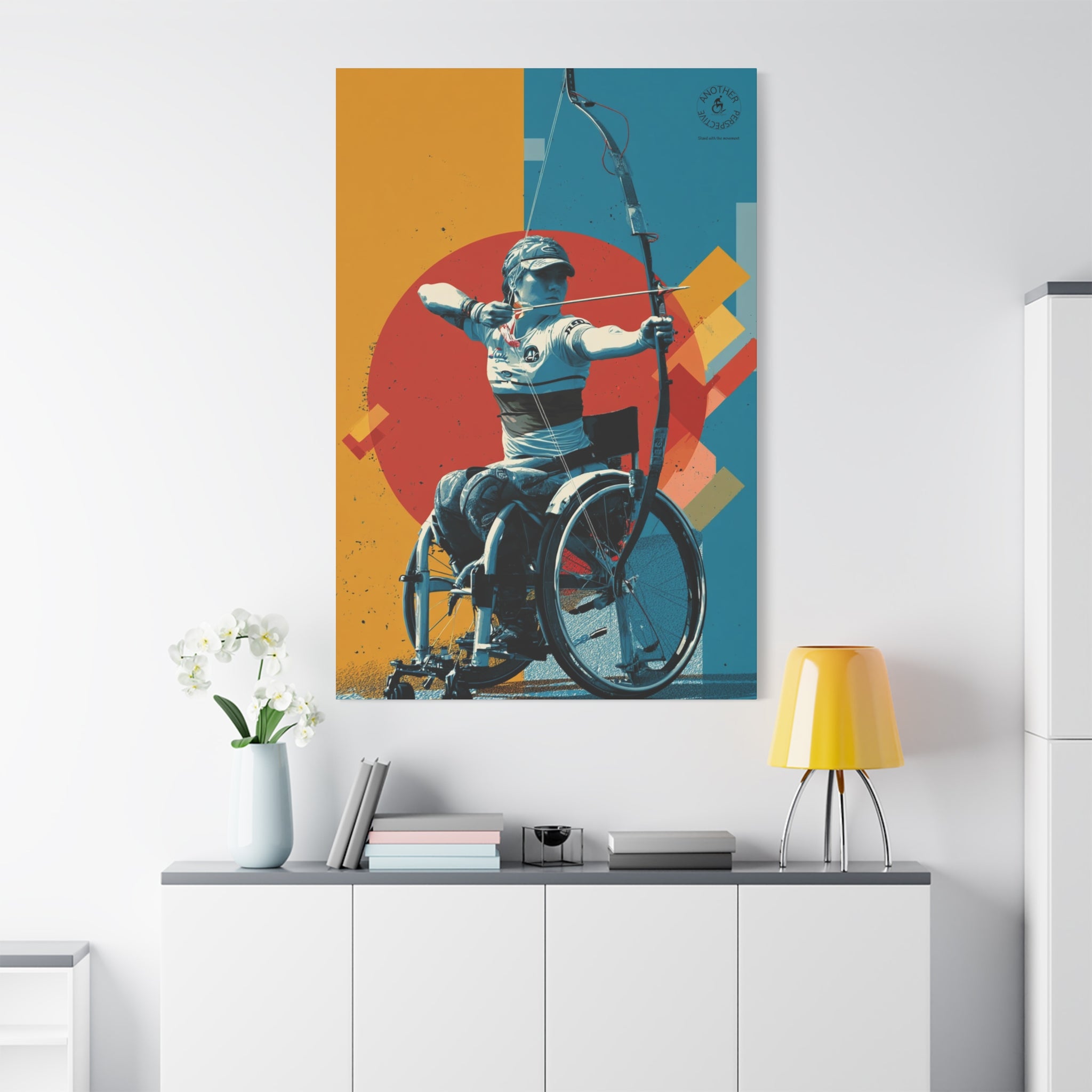 Empowering Wheelchair Archery Canvas Art, Inspirational Wall Decor, Motivational Home Decor, Unique Gift for Sports Enthusiasts, [...]