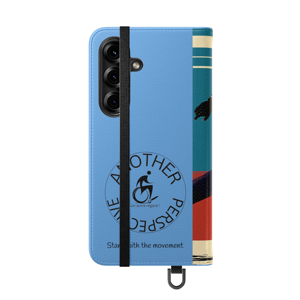 Sporty Flip Case for Athletes Course , Phone Wallet Cover, Stylish Mobile Case, Perfect Gift for Sports Fans, Functional Design