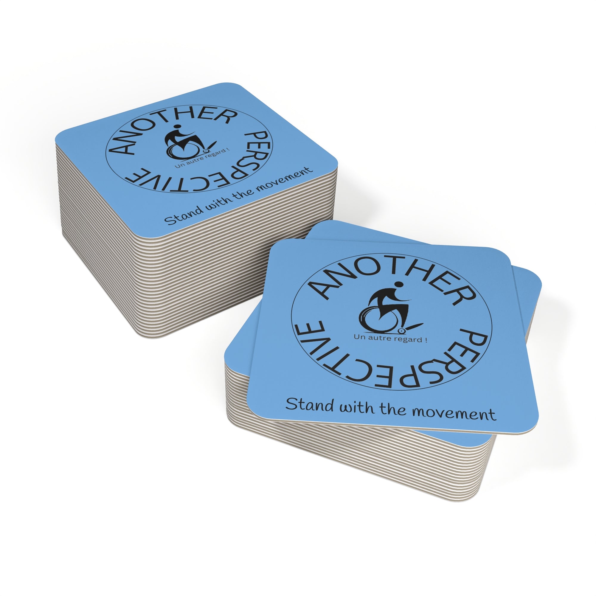 Colorful Coasters Set | Another Perspective Design - Perfect for Home Decor, Gifts, Tableware, Events, Eco-Friendly