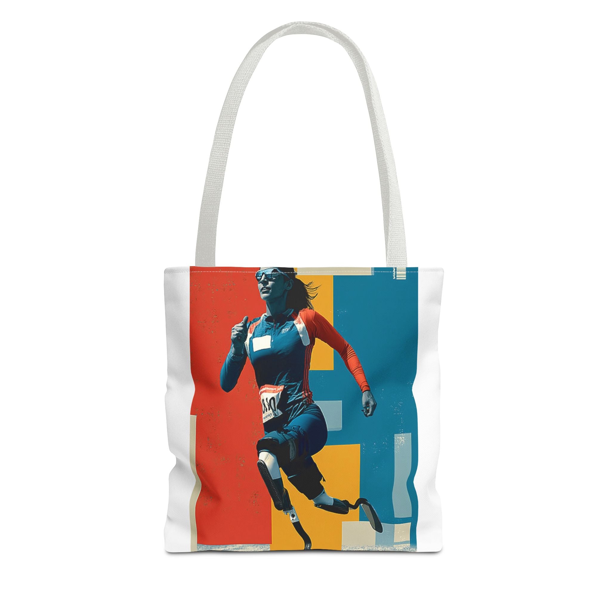 Inspirational Course Sports Tote Bag | Motivational Gym Bag, Everyday Use, Eco-Friendly Gift, Unique Sporty Design