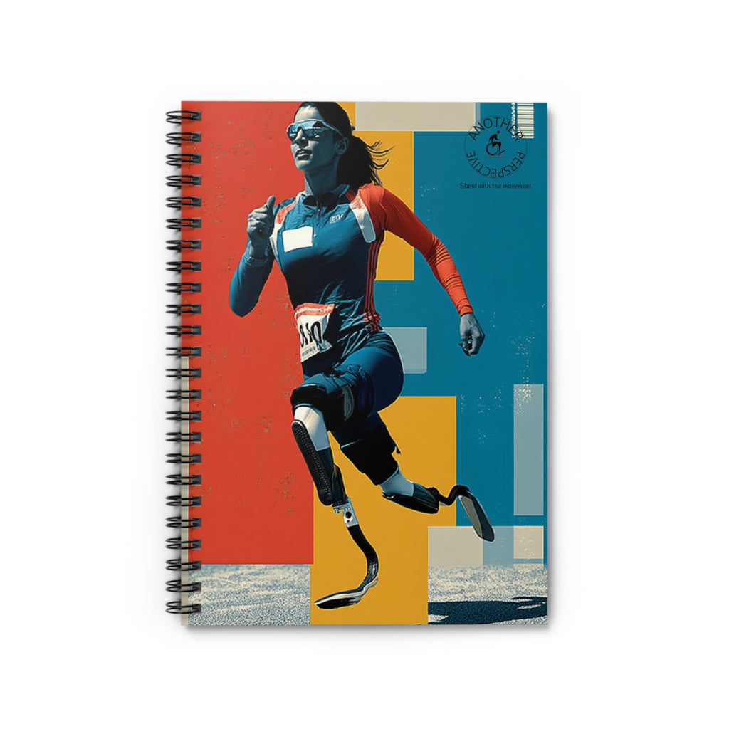 Inspirational Spiral Notebook Course- Empowering Artwork, Ideal for Goal-Setting, Journaling, Gifts for Athletes, Rehab Tools, Women's Empowerment