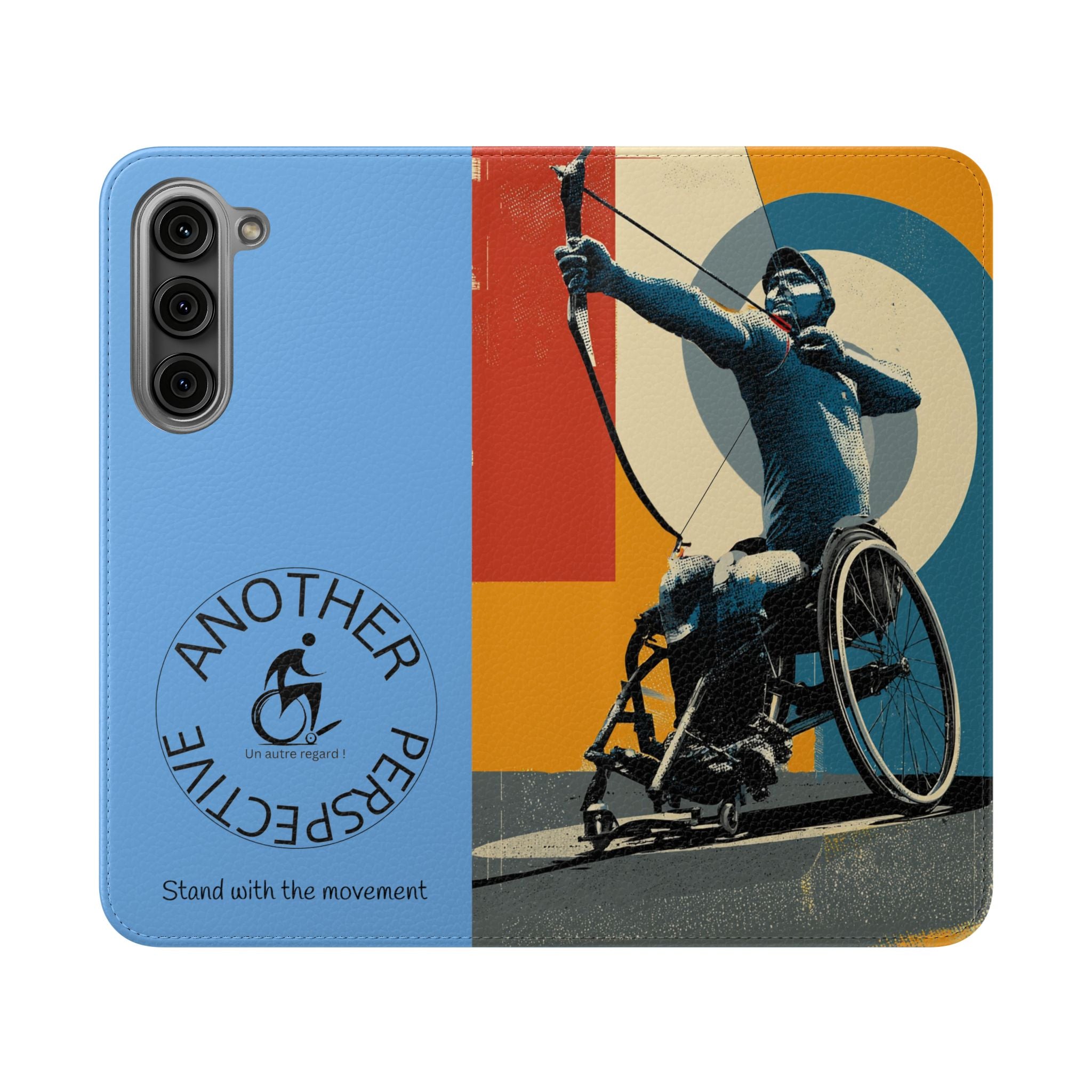 Sporty Flip Case for Athletes Archery, Phone Wallet Cover, Stylish Mobile Case, Perfect Gift for Sports Fans, Functional Design
