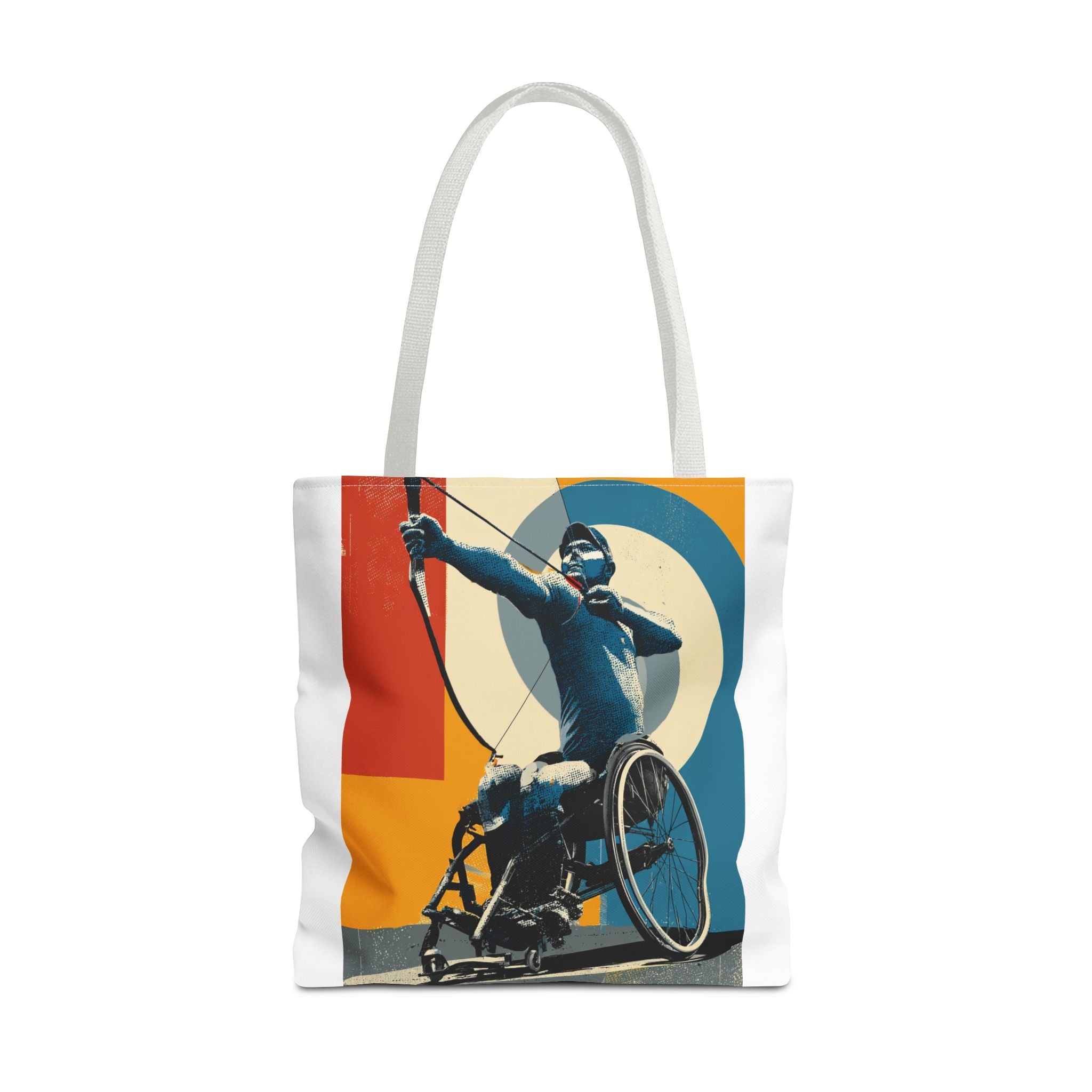 Inspirational Wheelchair Sports Tote Bag | Motivational Gym Bag, Everyday Use, Eco-Friendly Gift, Unique Sporty Design