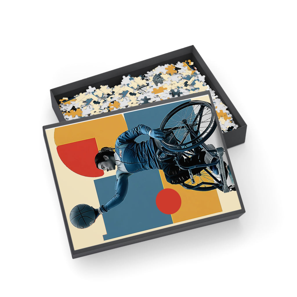 Interactive Basket Enthusiast Puzzle,  500-1000-Piece Jigsaw, Perfect for Gifts, Family Time, Home Decor, Cycling Theme