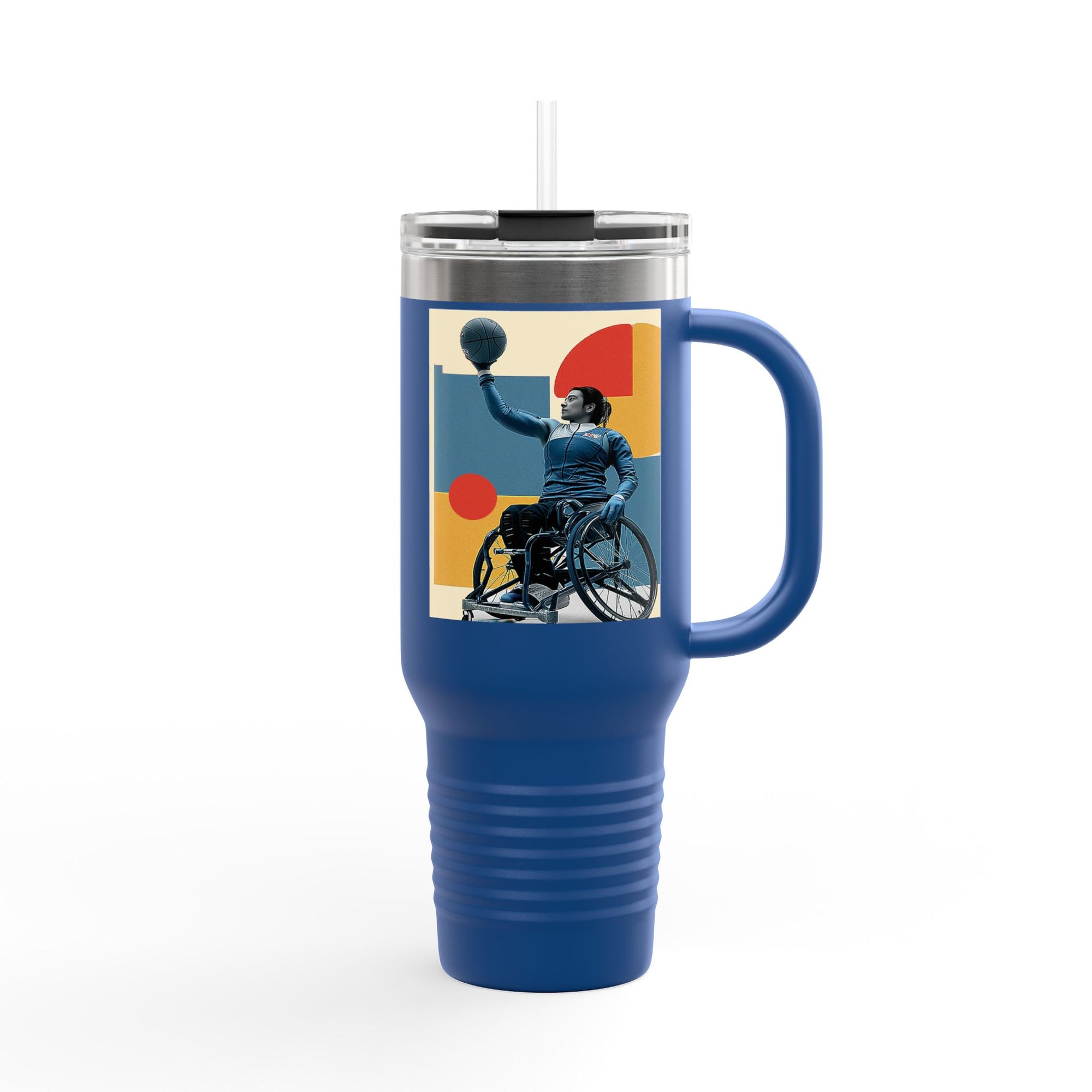 Vibrant Insulated Travel Mug, 40oz | Stylish Drinkware for Outdoor Adventures, Sports, Travel, Gifts