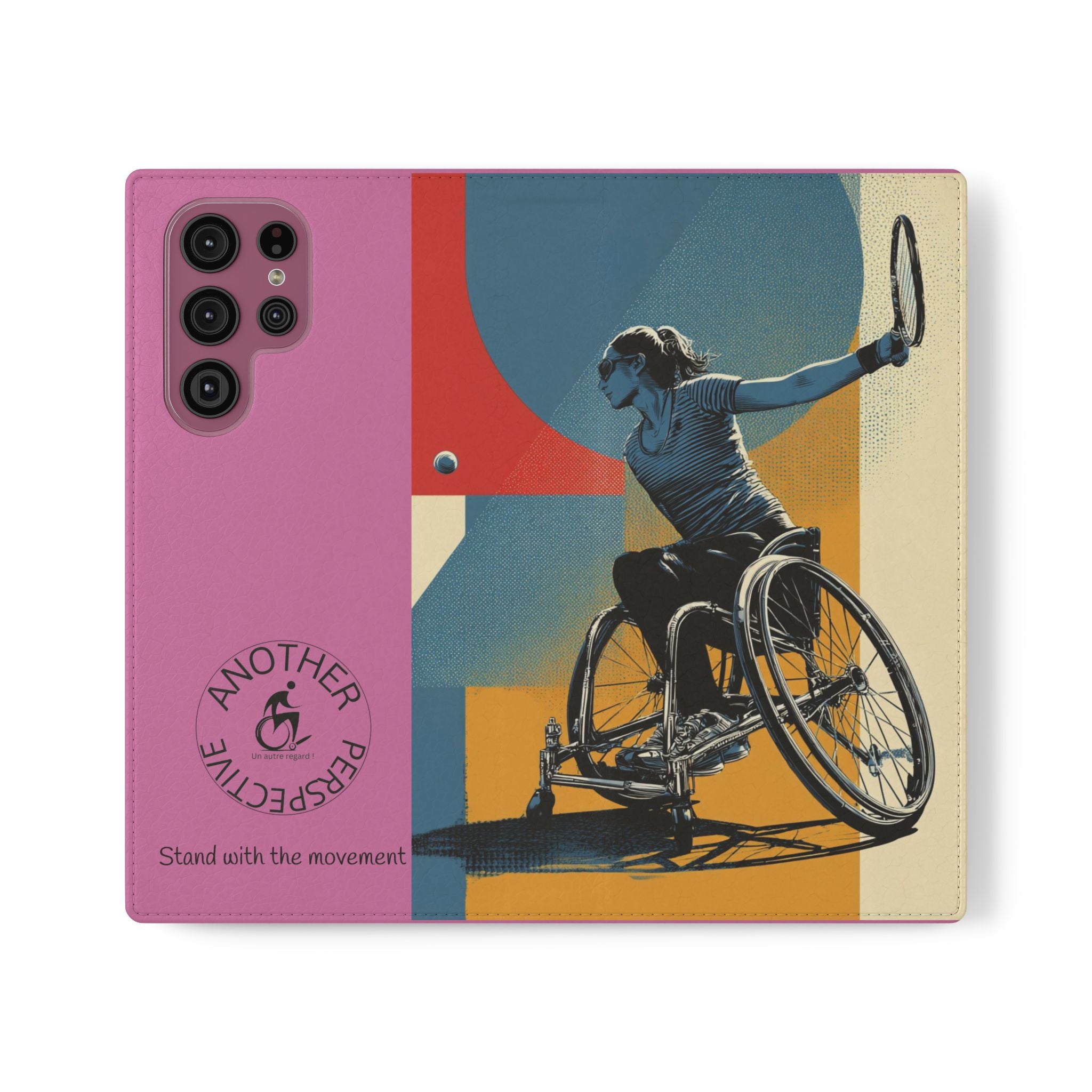 Sporty Flip Case for Athletes Tennis, Phone Wallet Cover, Stylish Mobile Case, Perfect Gift for Sports Fans, Functional Design