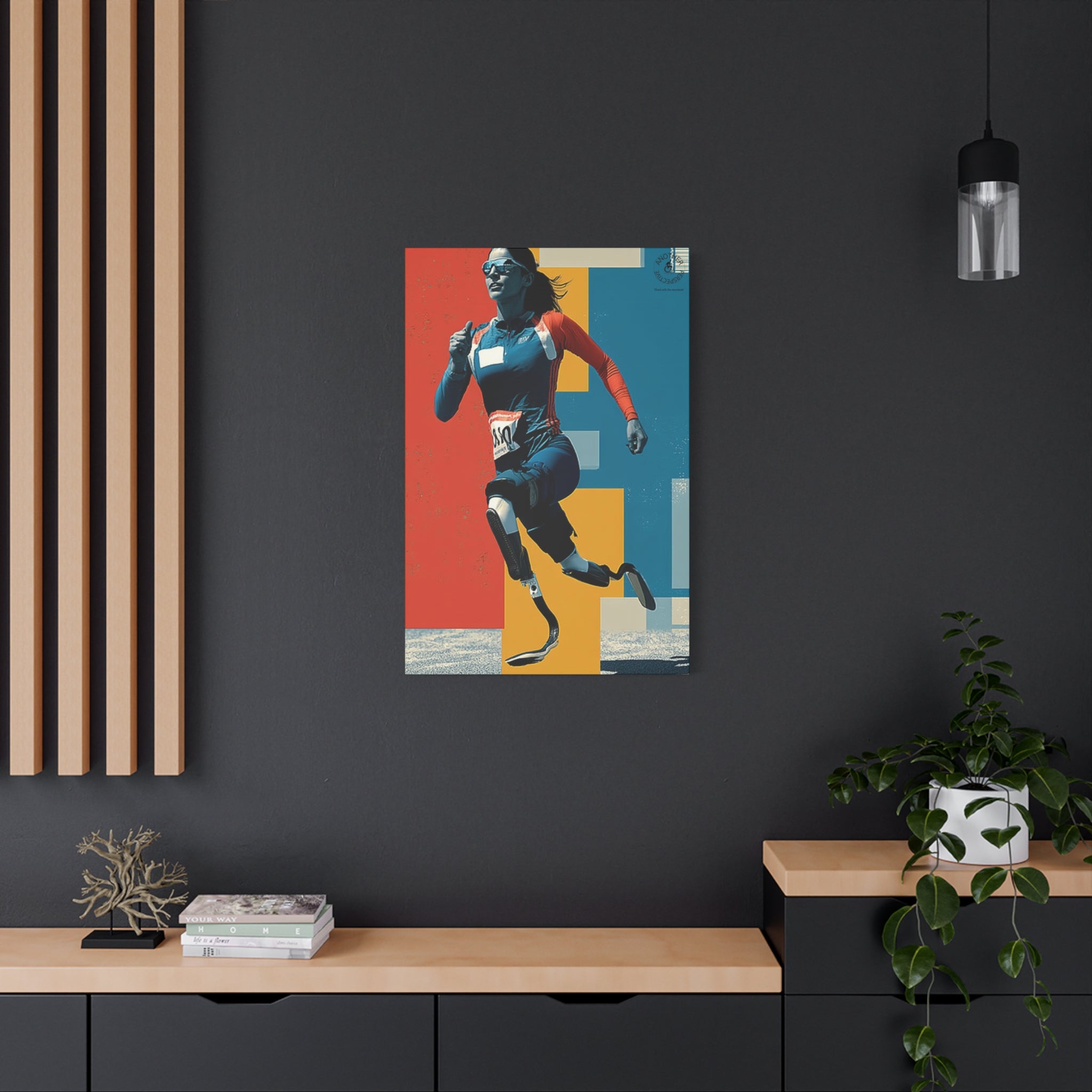 Empowering  Athlete Course Canvas Art, Inspirational Wall Decor, Motivational Home Decor, Unique Gift for Sports Enthusiasts, [...]