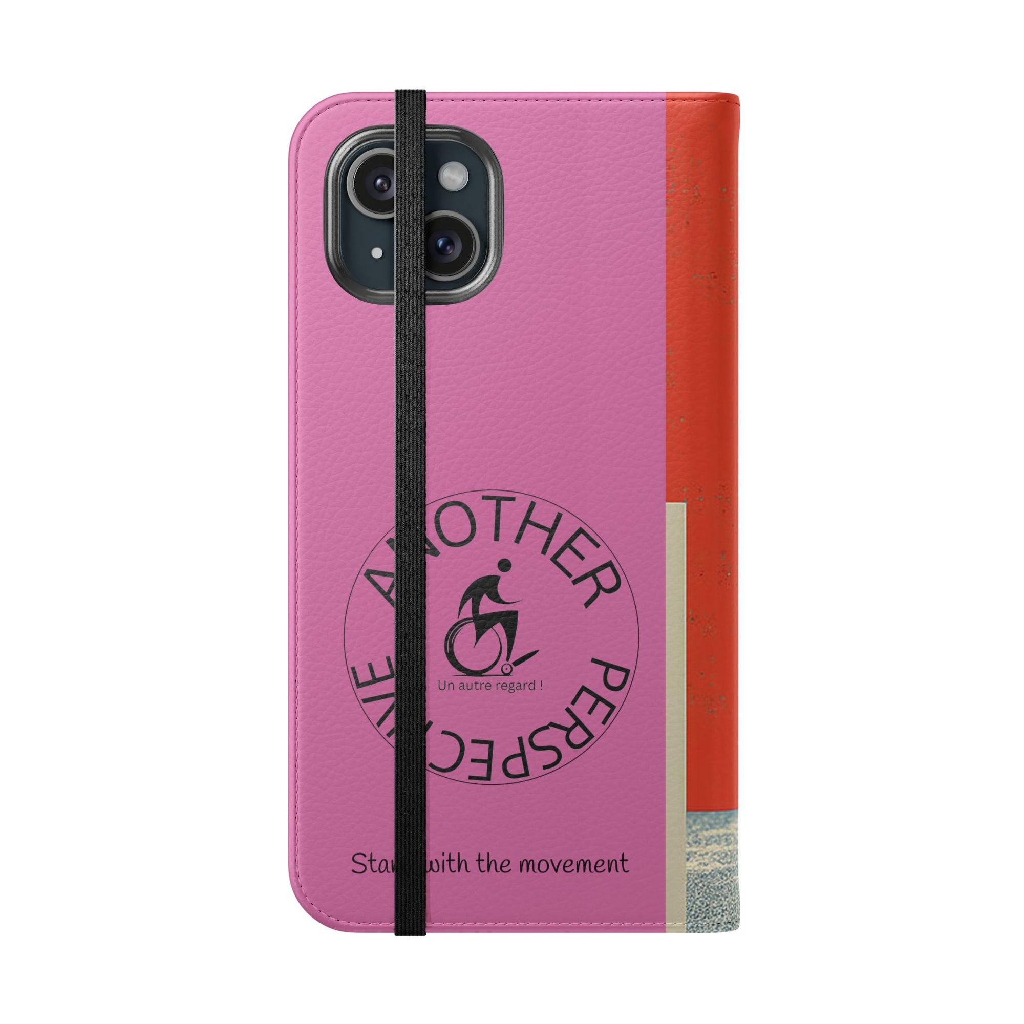 Empowering Flip Cases for Smartphones Course| Stand with the Movement, Stylish Phone Cover, Unique Gift, Inclusive Design, Support Accessibility