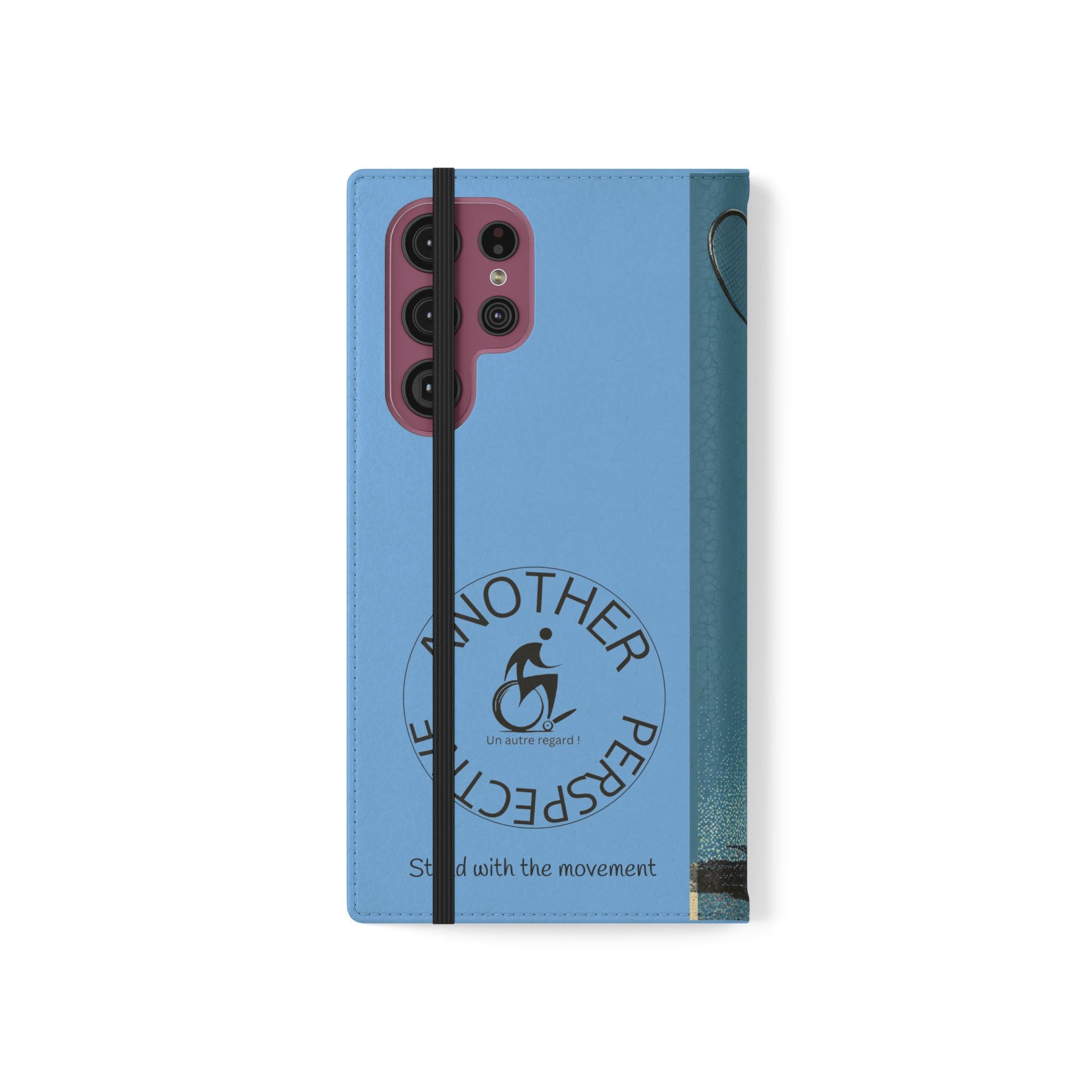 Sporty Flip Case for Athletes Tennis, Phone Wallet Cover, Stylish Mobile Case, Perfect Gift for Sports Fans, Functional Design