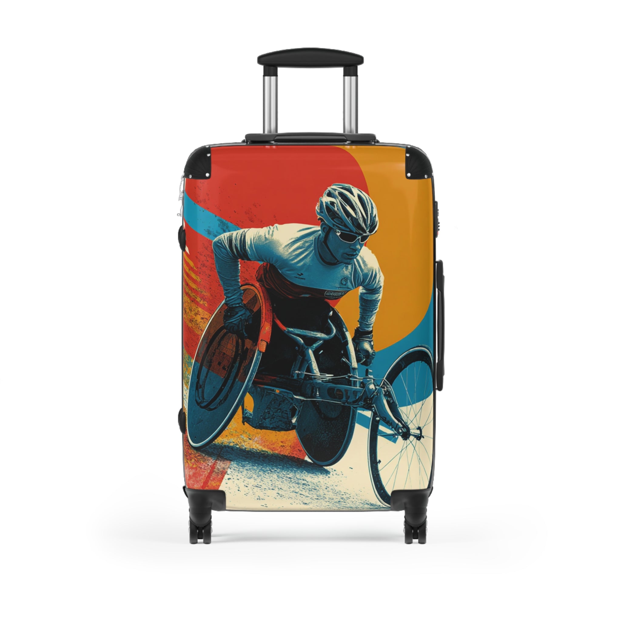 Wheelchair Athlete Suitcase - Travel Gear for Adaptive Sports, Unique Luggage, Inspirational Gift, Mobility Travel, Adventure Bag