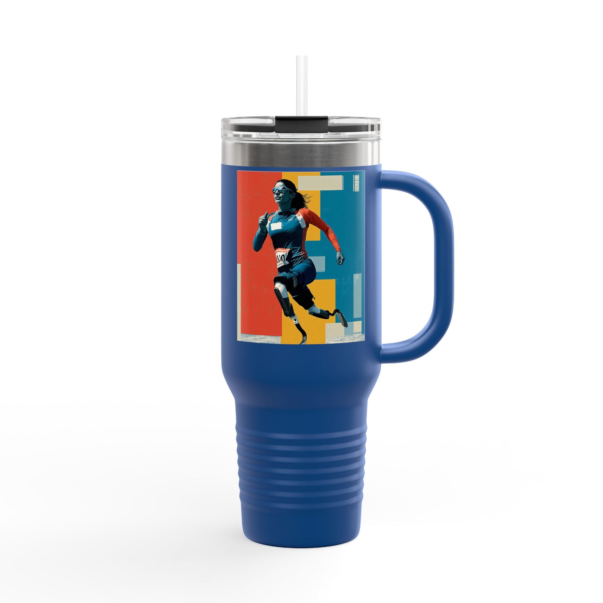 Vibrant Insulated Travel Mug, 40oz | Stylish Drinkware for Outdoor Adventures, Sports, Travel, Gifts