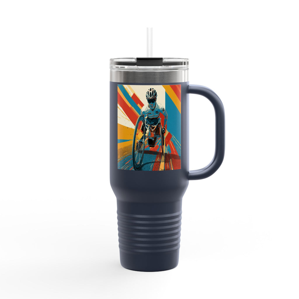Vibrant Insulated Travel Mug, 40oz | Stylish Drinkware for Outdoor Adventures, Sports, Travel, Gifts