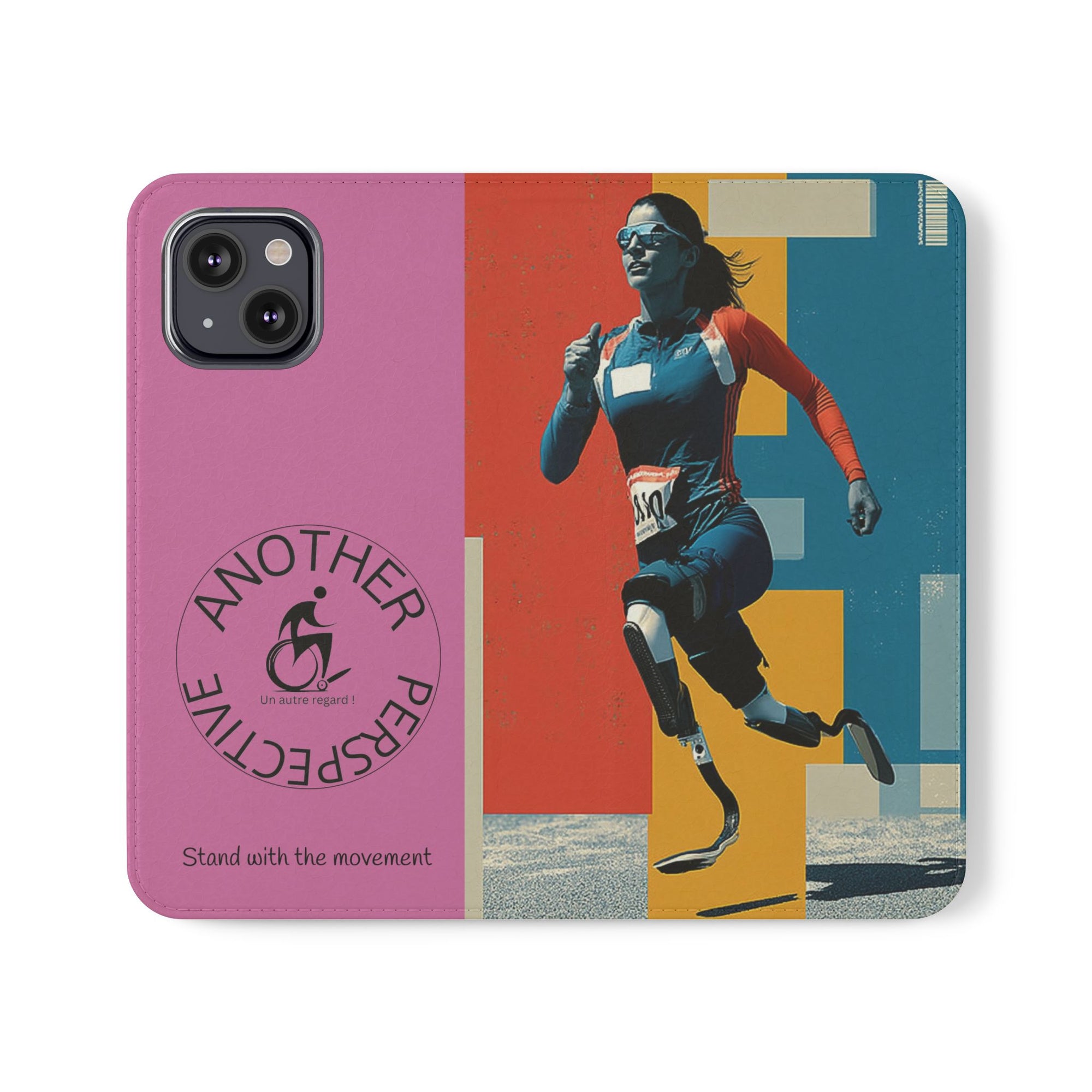 Empowering Flip Cases for Smartphones Course| Stand with the Movement, Stylish Phone Cover, Unique Gift, Inclusive Design, Support Accessibility