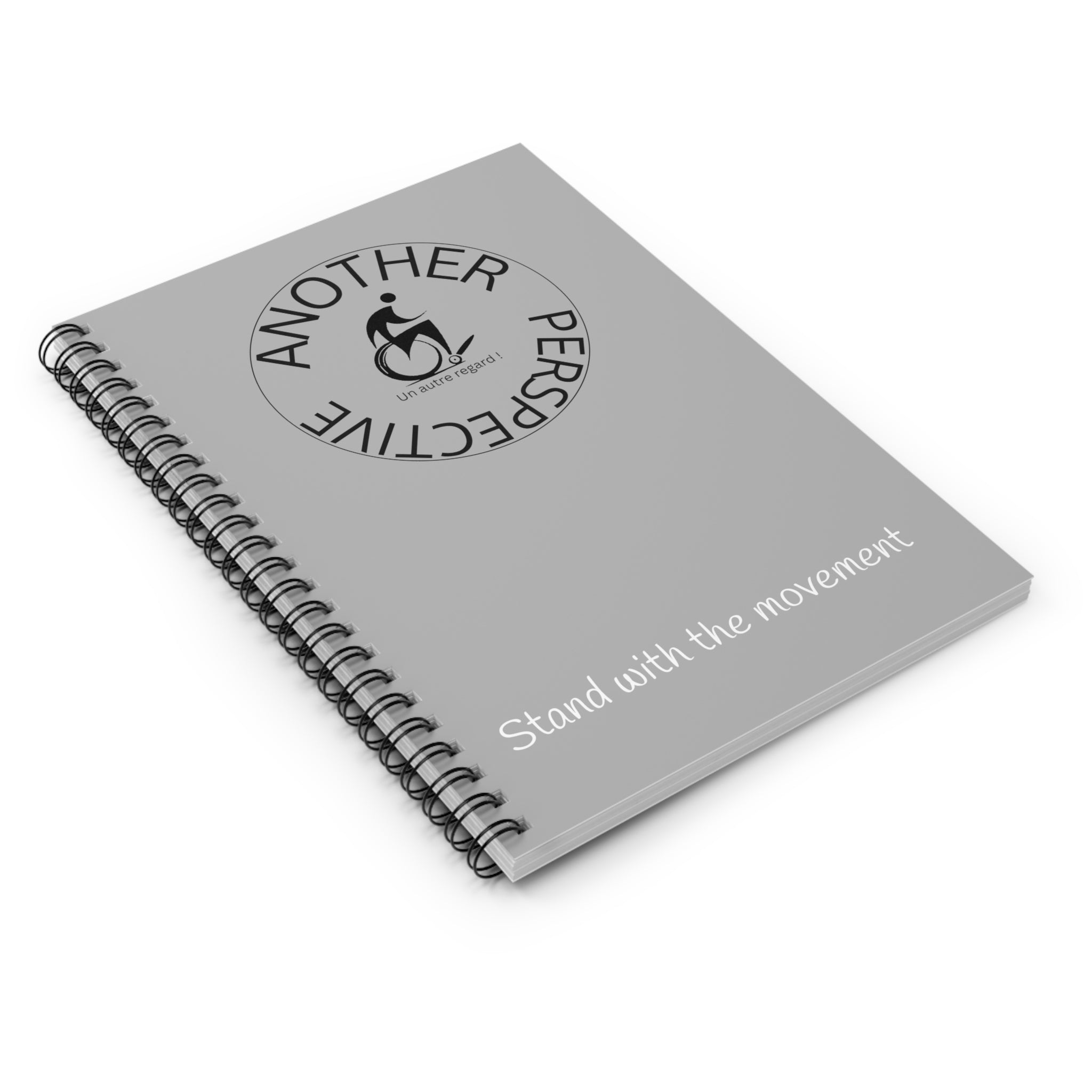 Inspirational Spiral Notebook Logo- Empowering Artwork, Ideal for Goal-Setting, Journaling, Gifts for Athletes, Rehab Tools, Women's Empowerment