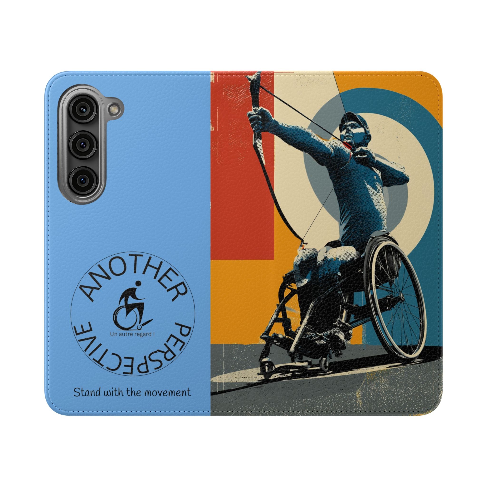 Sporty Flip Case for Athletes Archery, Phone Wallet Cover, Stylish Mobile Case, Perfect Gift for Sports Fans, Functional Design