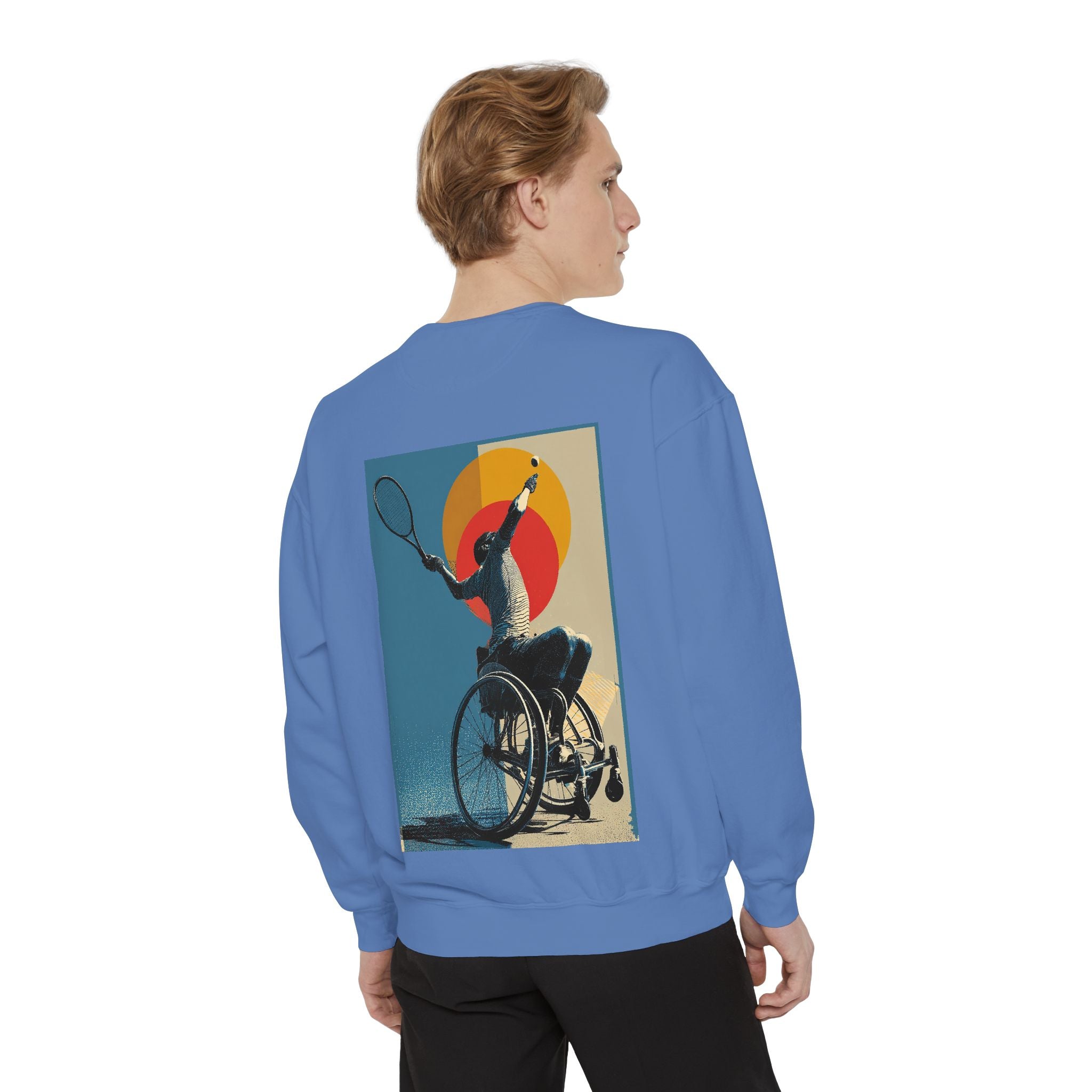 Inspirational Unisex Sweatshirt - Motivational Sports Tennis Design | Perfect for Coaches, Athletes, Gifts, Casual Wear, and Events