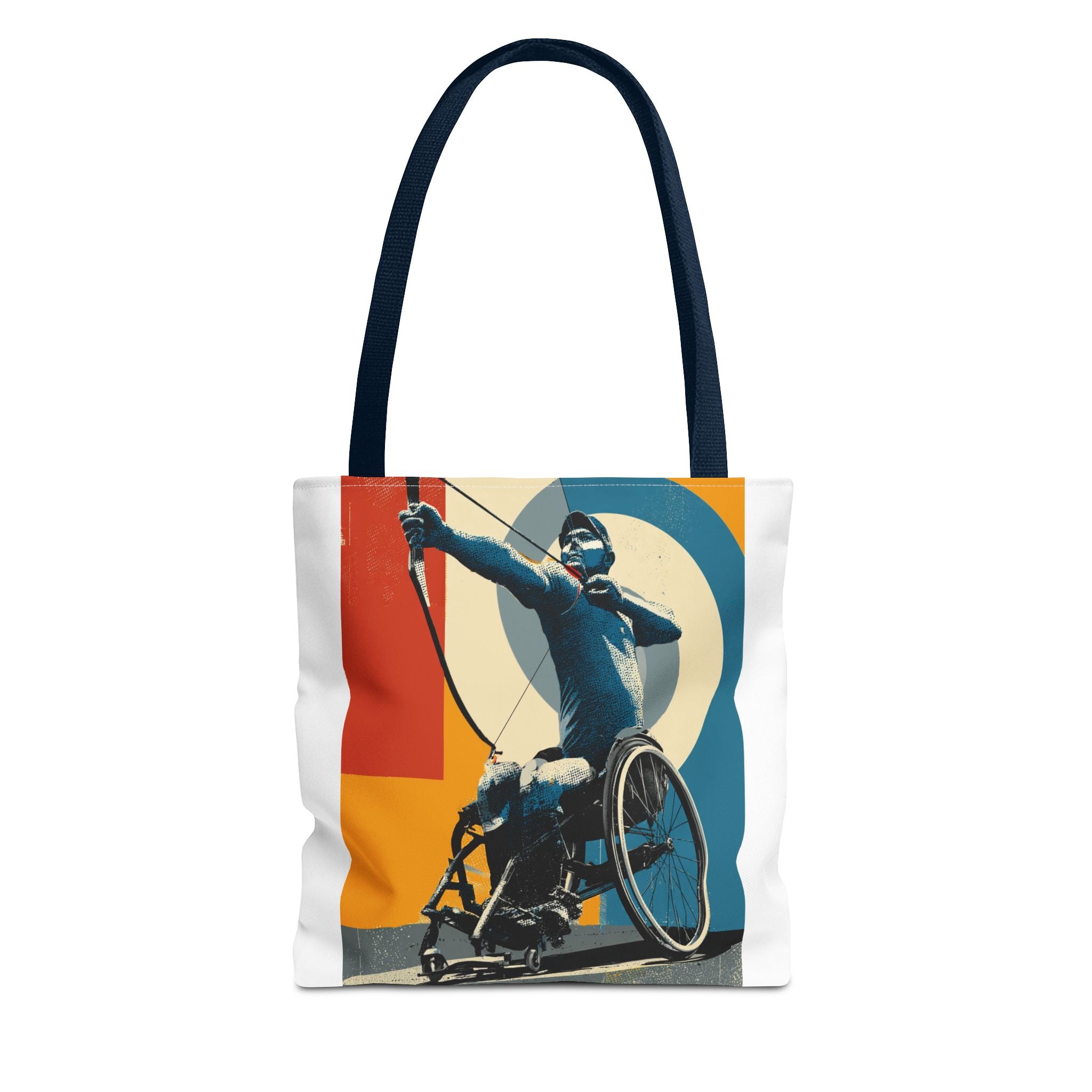 Inspirational Wheelchair Sports Tote Bag | Motivational Gym Bag, Everyday Use, Eco-Friendly Gift, Unique Sporty Design