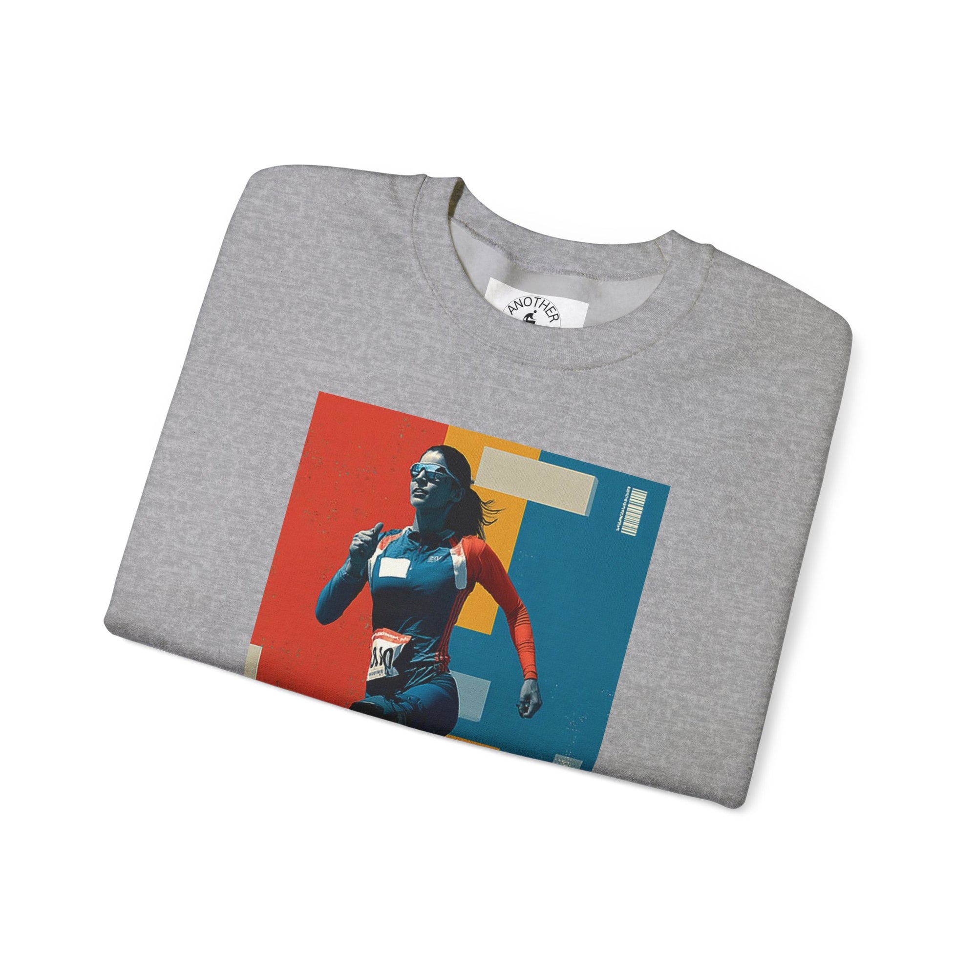 Inclusive WheelChair Course Sports Themed Sweatshirt for Empowerment, Unisex Heavy Blend Crewneck, Inspirational Gift for Activists