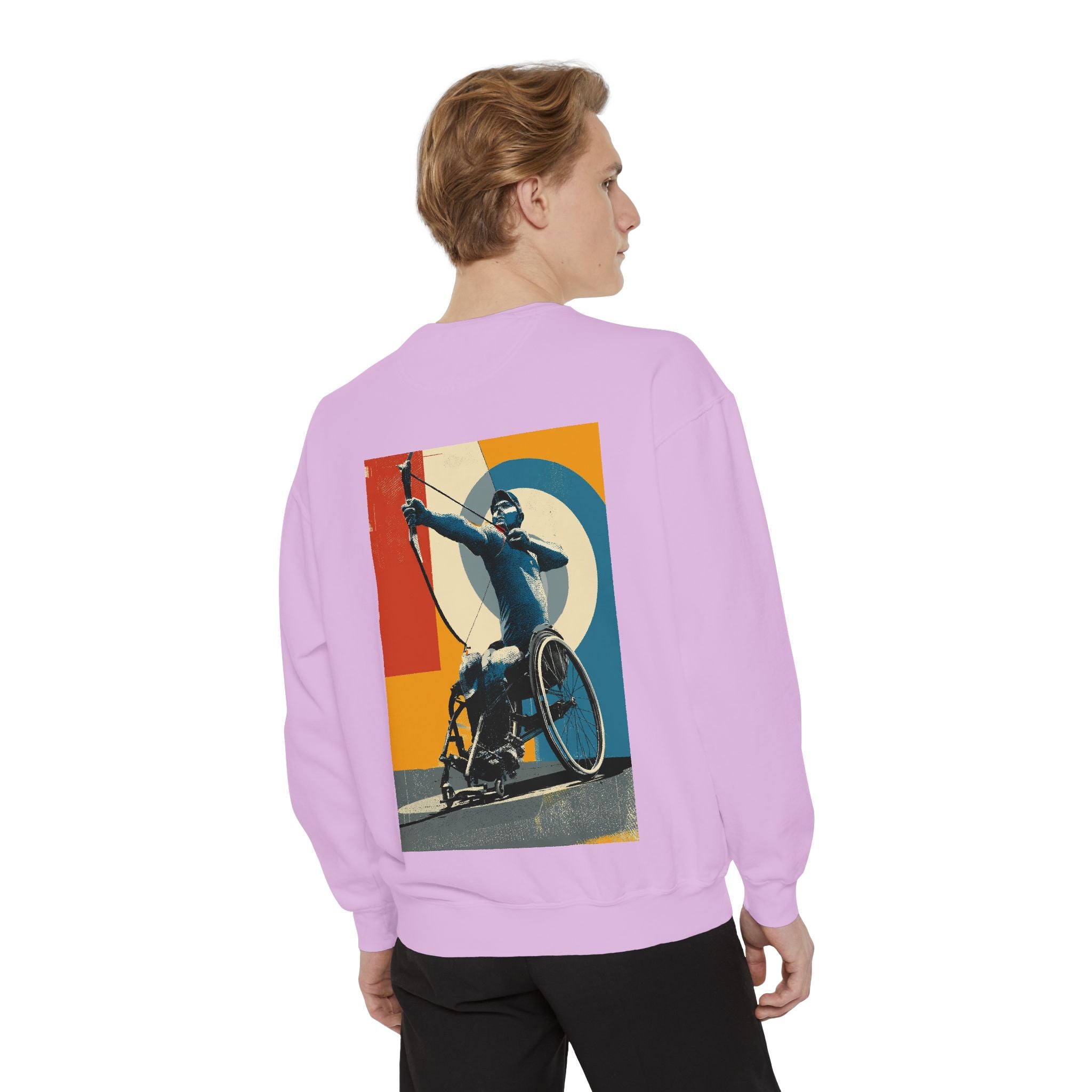 Inspirational Unisex Sweatshirt - Motivational Sports Archery Design | Perfect for Coaches, Athletes, Gifts, Casual Wear, and Events