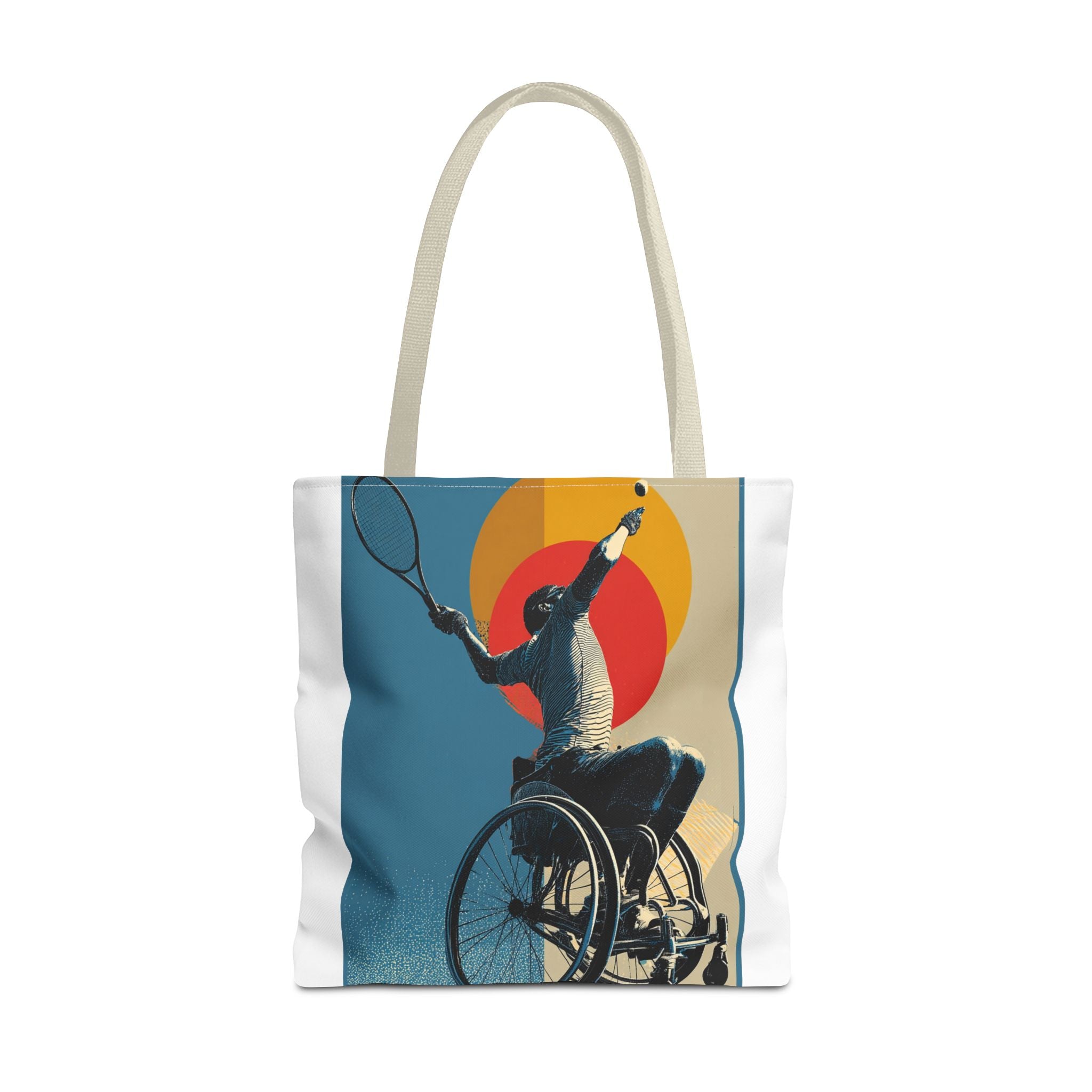 Inspirational Tennis Sports Tote Bag | Motivational Gym Bag, Everyday Use, Eco-Friendly Gift, Unique Sporty Design