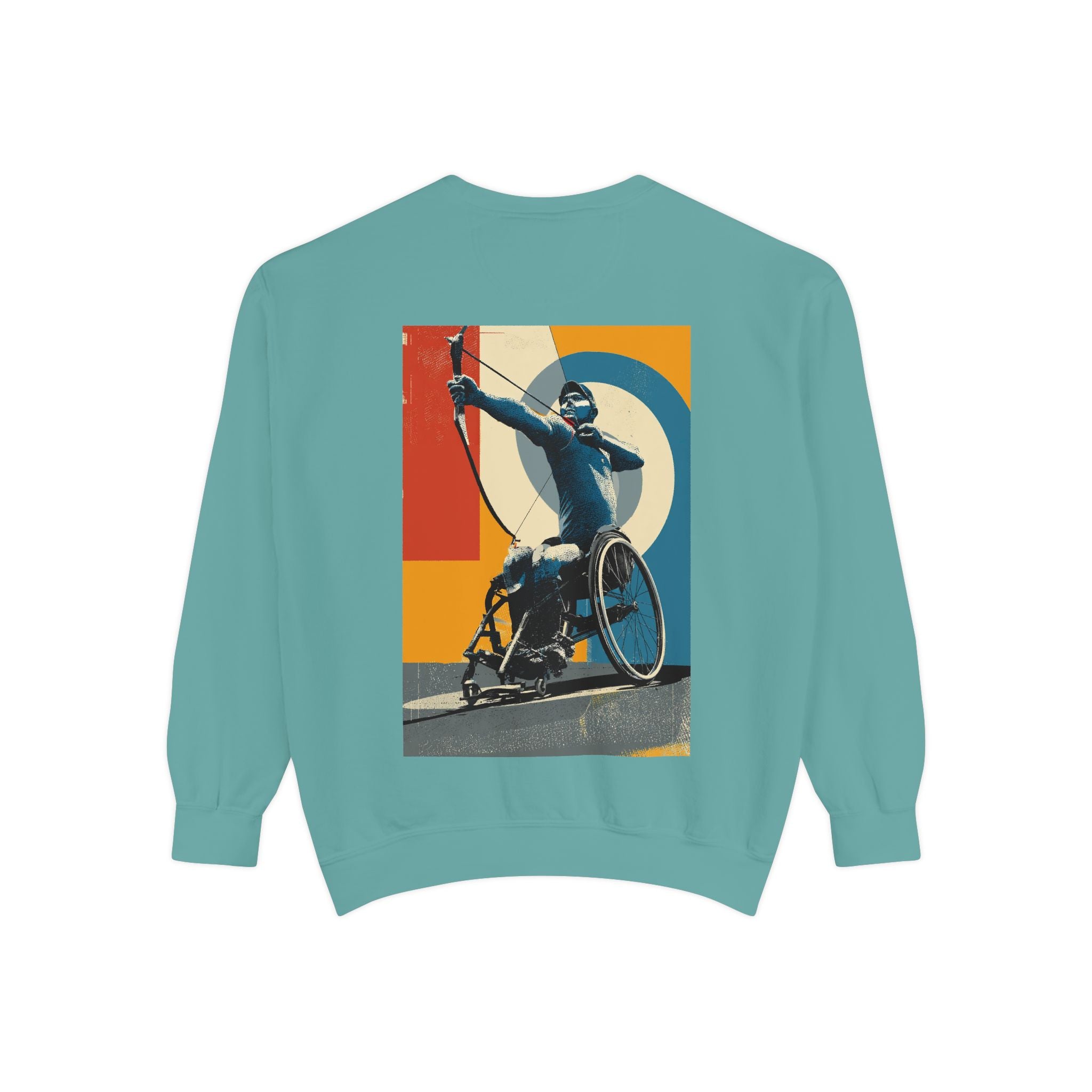 Inspirational Unisex Sweatshirt - Motivational Sports Archery Design | Perfect for Coaches, Athletes, Gifts, Casual Wear, and Events