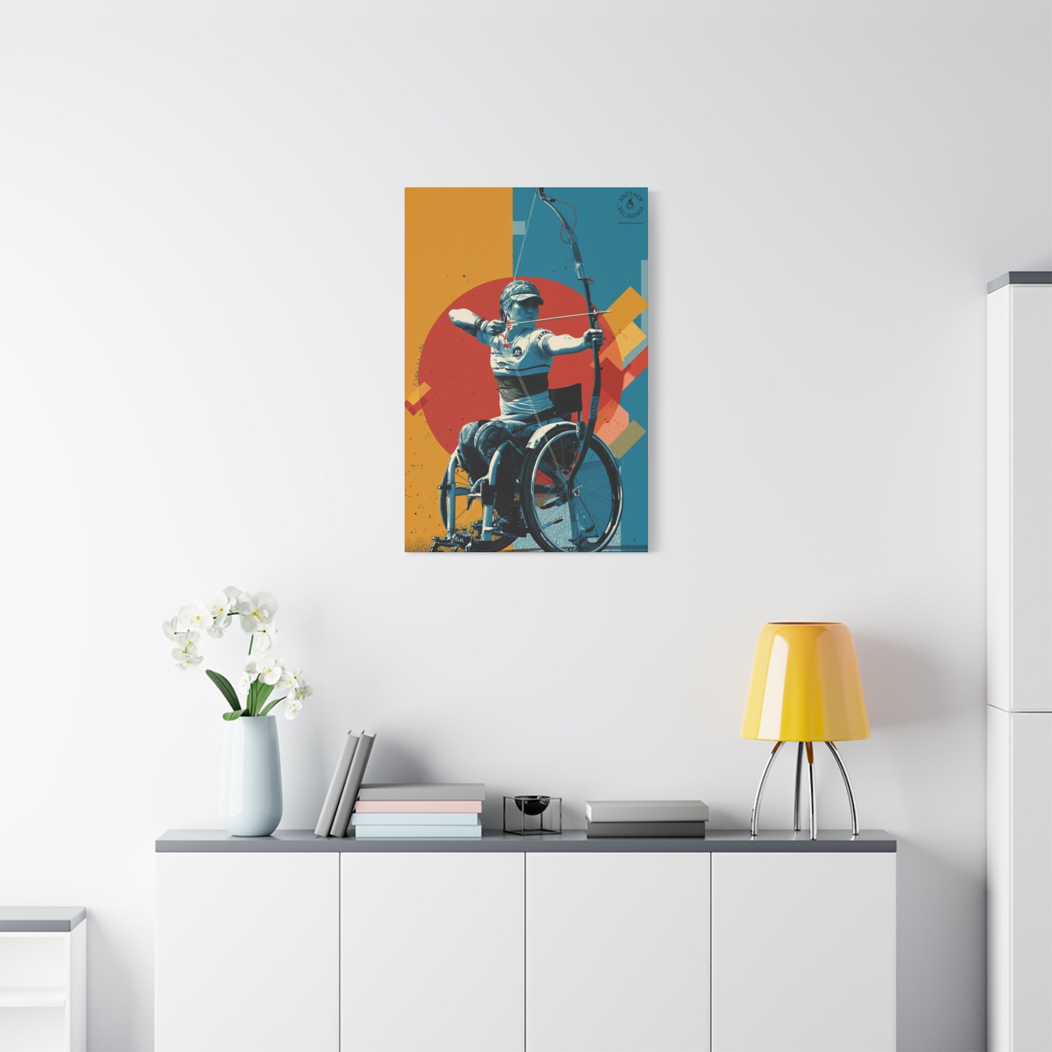Empowering Wheelchair Archery Canvas Art, Inspirational Wall Decor, Motivational Home Decor, Unique Gift for Sports Enthusiasts, [...]