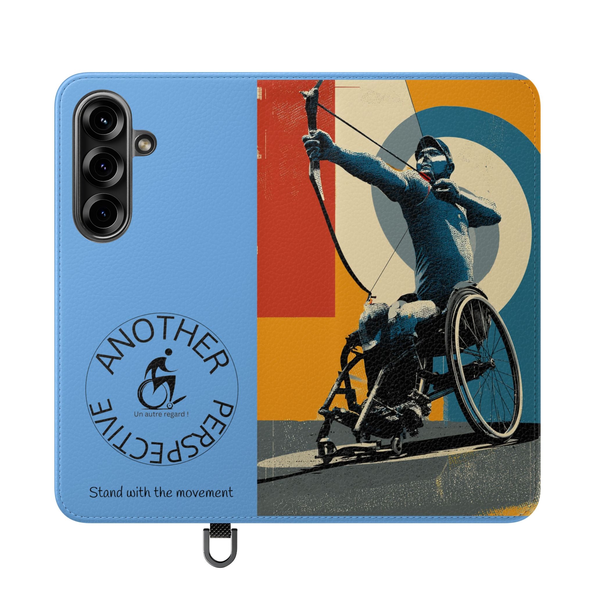 Sporty Flip Case for Athletes Archery, Phone Wallet Cover, Stylish Mobile Case, Perfect Gift for Sports Fans, Functional Design