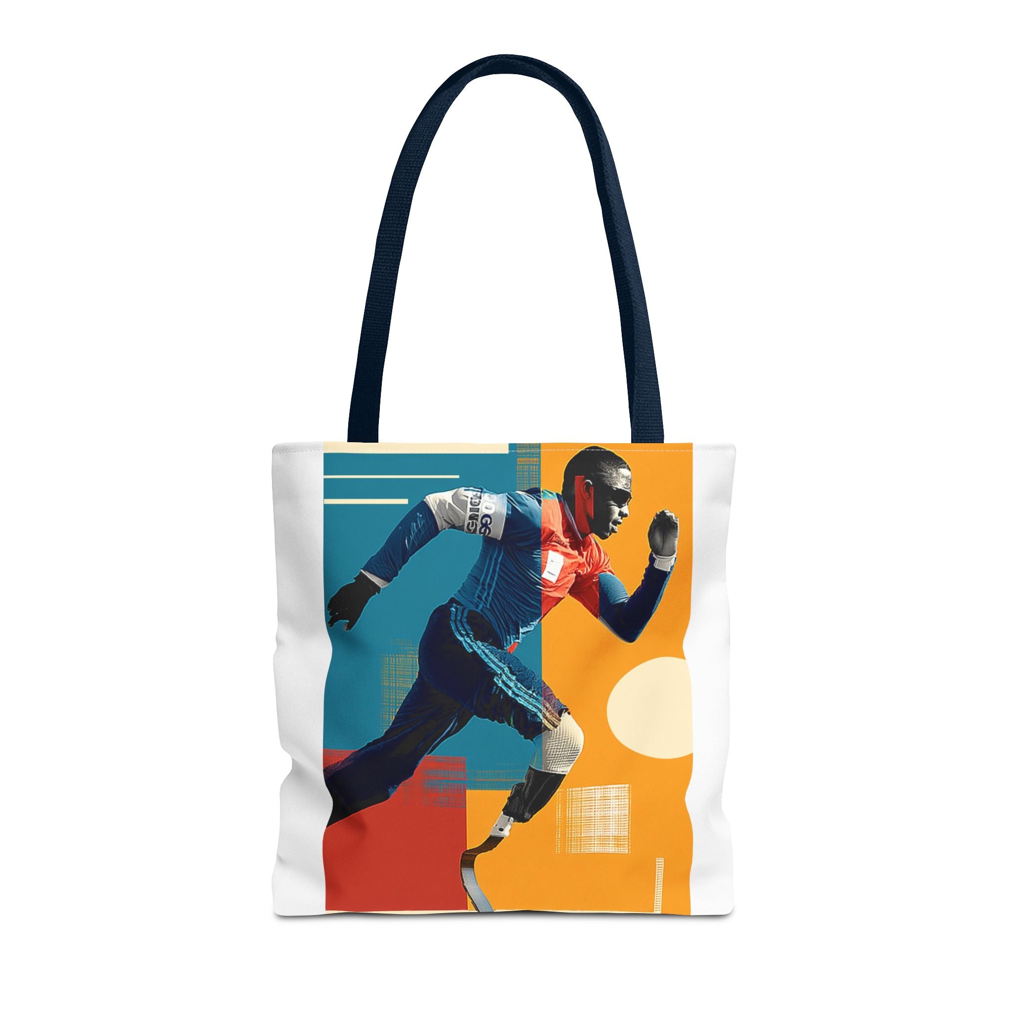 Inspirational Course Sports Tote Bag | Motivational Gym Bag, Everyday Use, Eco-Friendly Gift, Unique Sporty Design