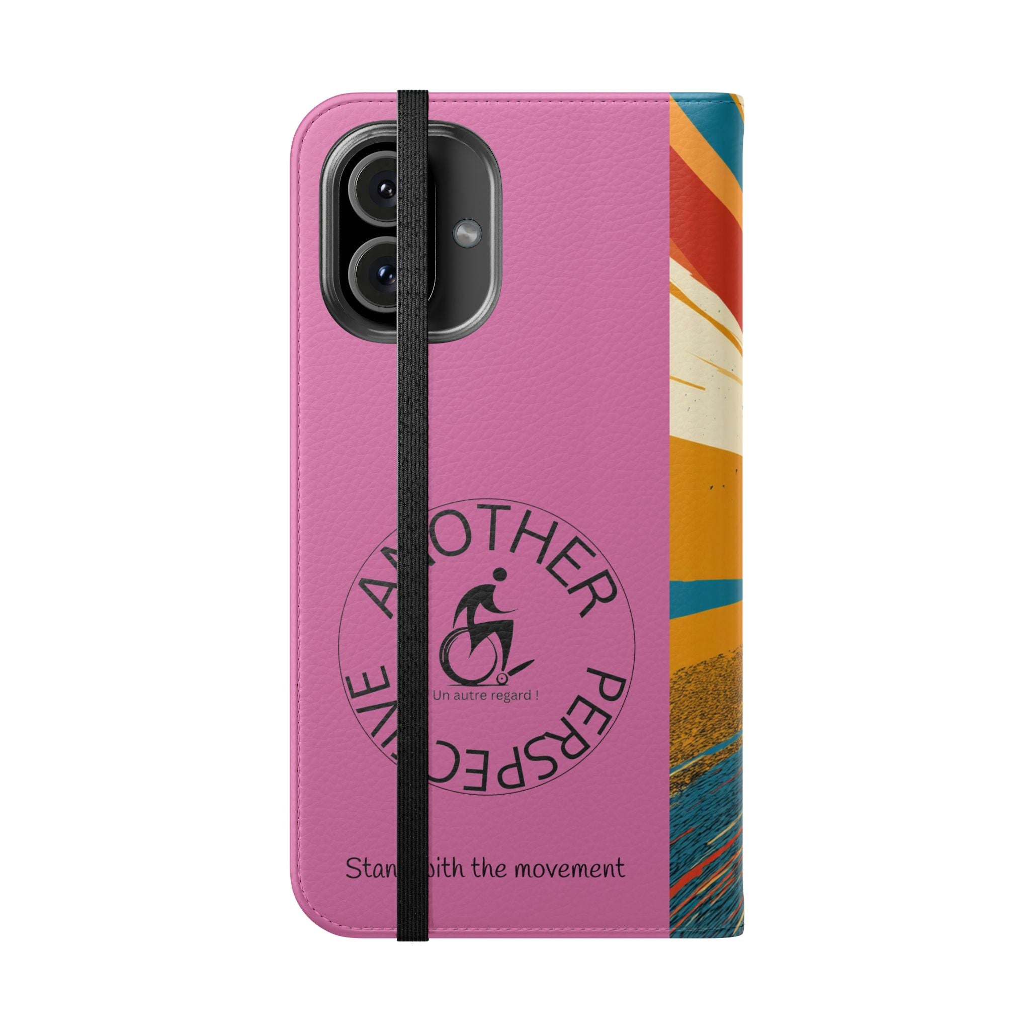 Inclusive Flip Cases for All Wheelchair, Phone Wallet, Strong & Stylish, Stand with the Movement, Perfect Gift, Everyday Use