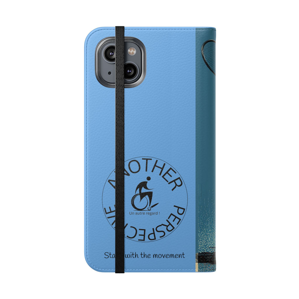Sporty Flip Case for Athletes Tennis, Phone Wallet Cover, Stylish Mobile Case, Perfect Gift for Sports Fans, Functional Design