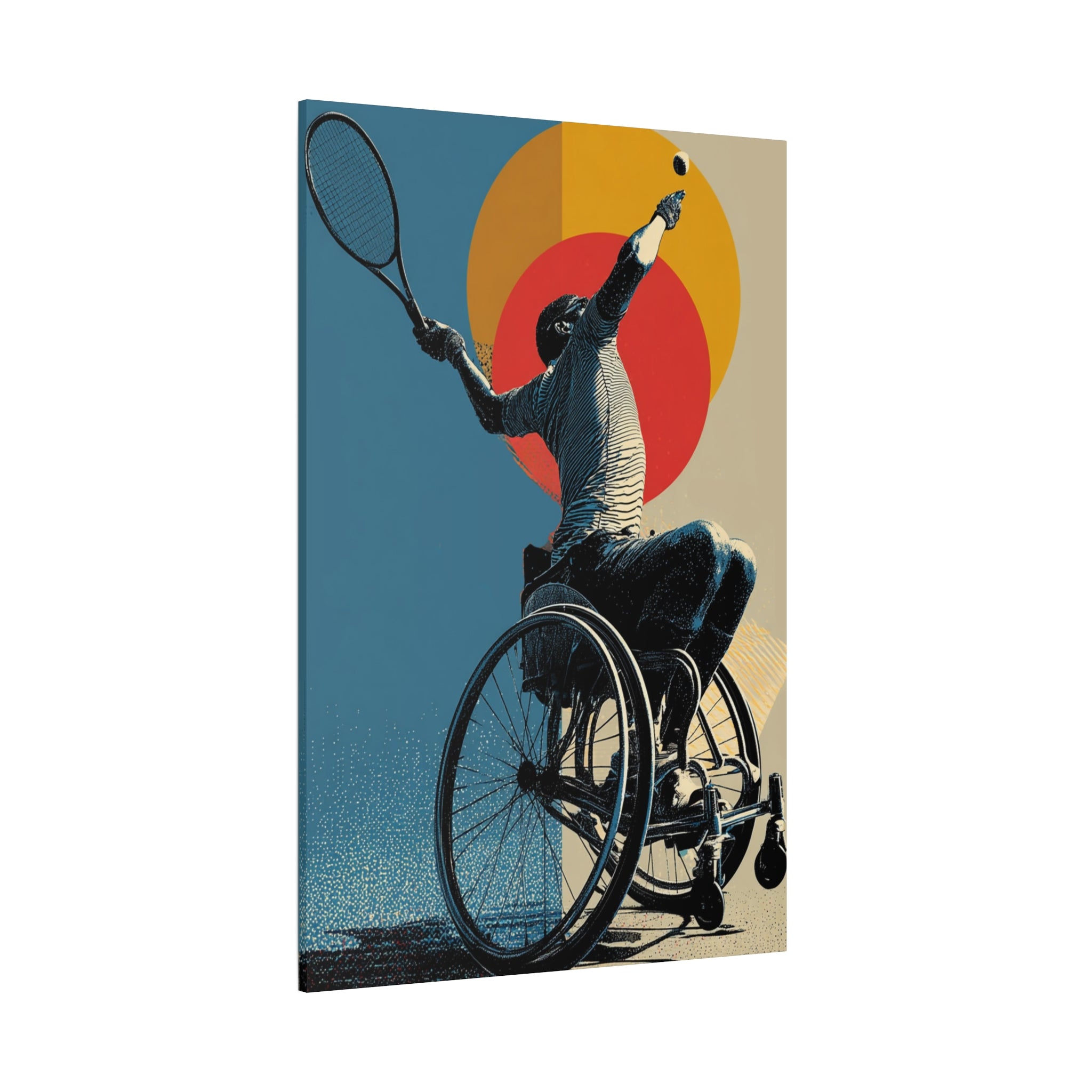 Empowering Wheelchair Tennis Canvas Art, Inspirational Wall Decor, Motivational Home Decor, Unique Gift for Sports Enthusiasts, [...]