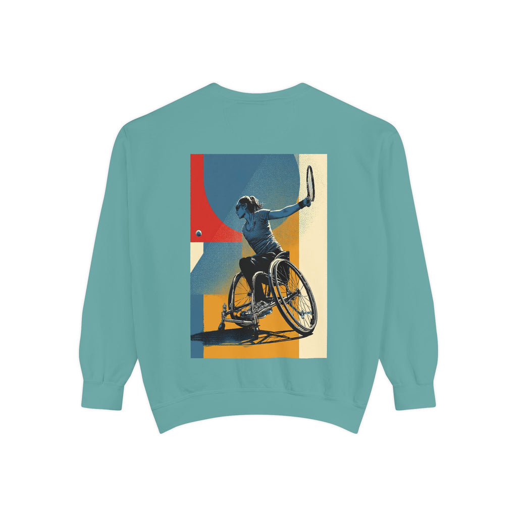 Inspirational Unisex Sweatshirt - Motivational Sports Tennis Design | Perfect for Coaches, Athletes, Gifts, Casual Wear, and Events