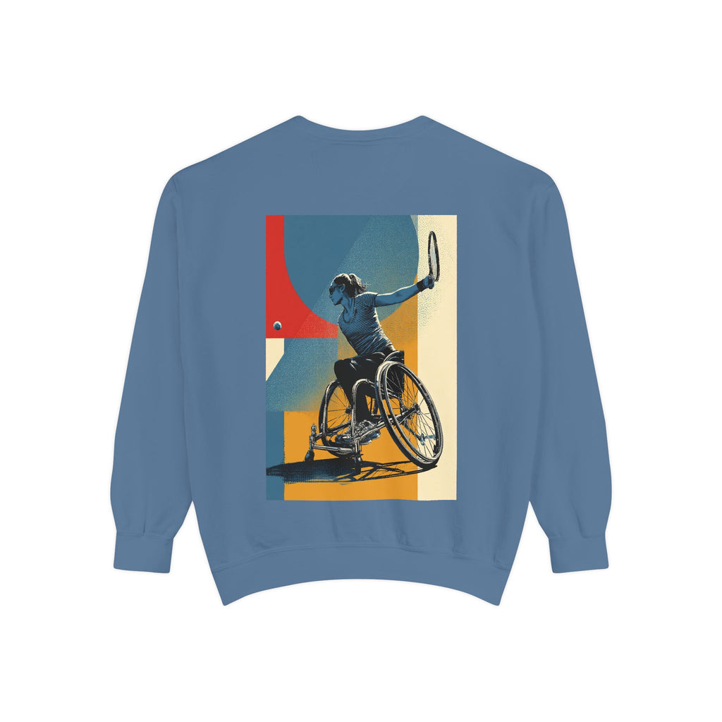 Inspirational Unisex Sweatshirt - Motivational Sports Tennis Design | Perfect for Coaches, Athletes, Gifts, Casual Wear, and Events