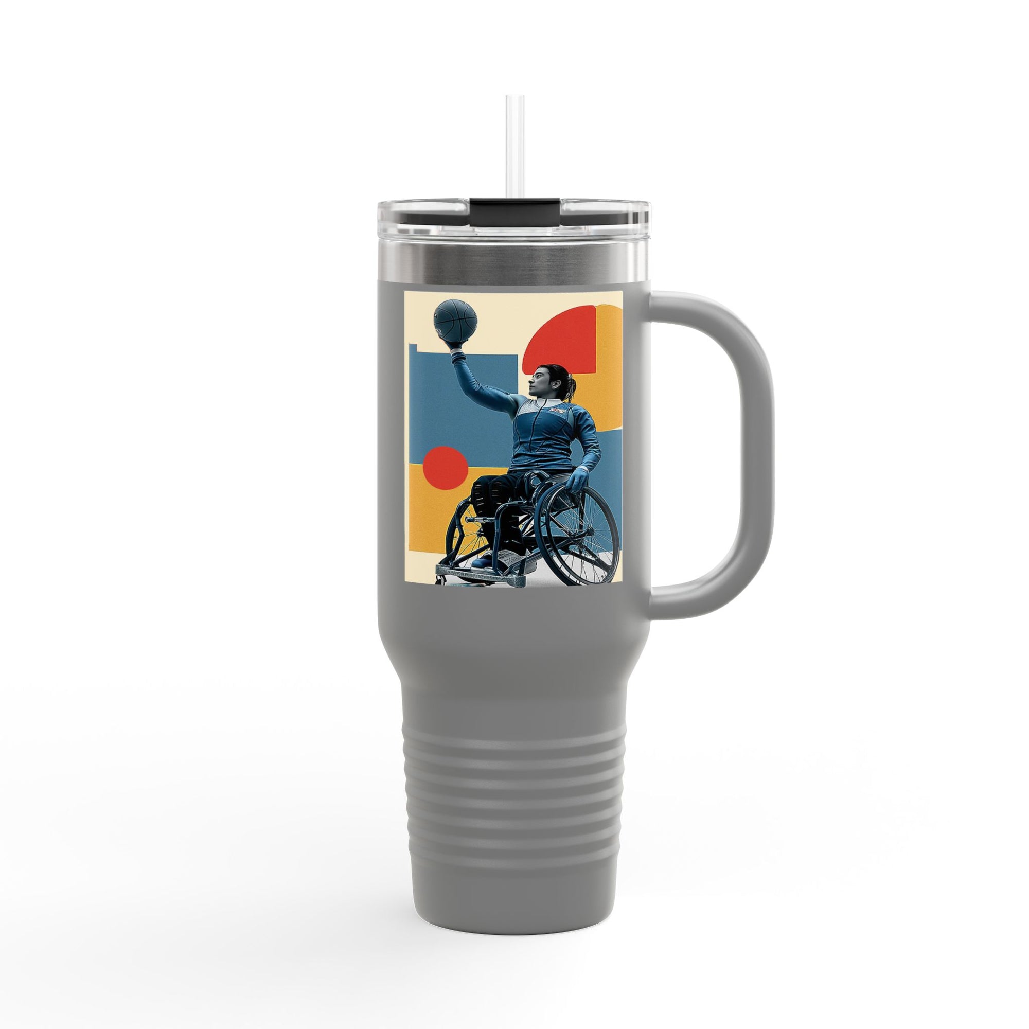 Vibrant Insulated Travel Mug, 40oz | Stylish Drinkware for Outdoor Adventures, Sports, Travel, Gifts