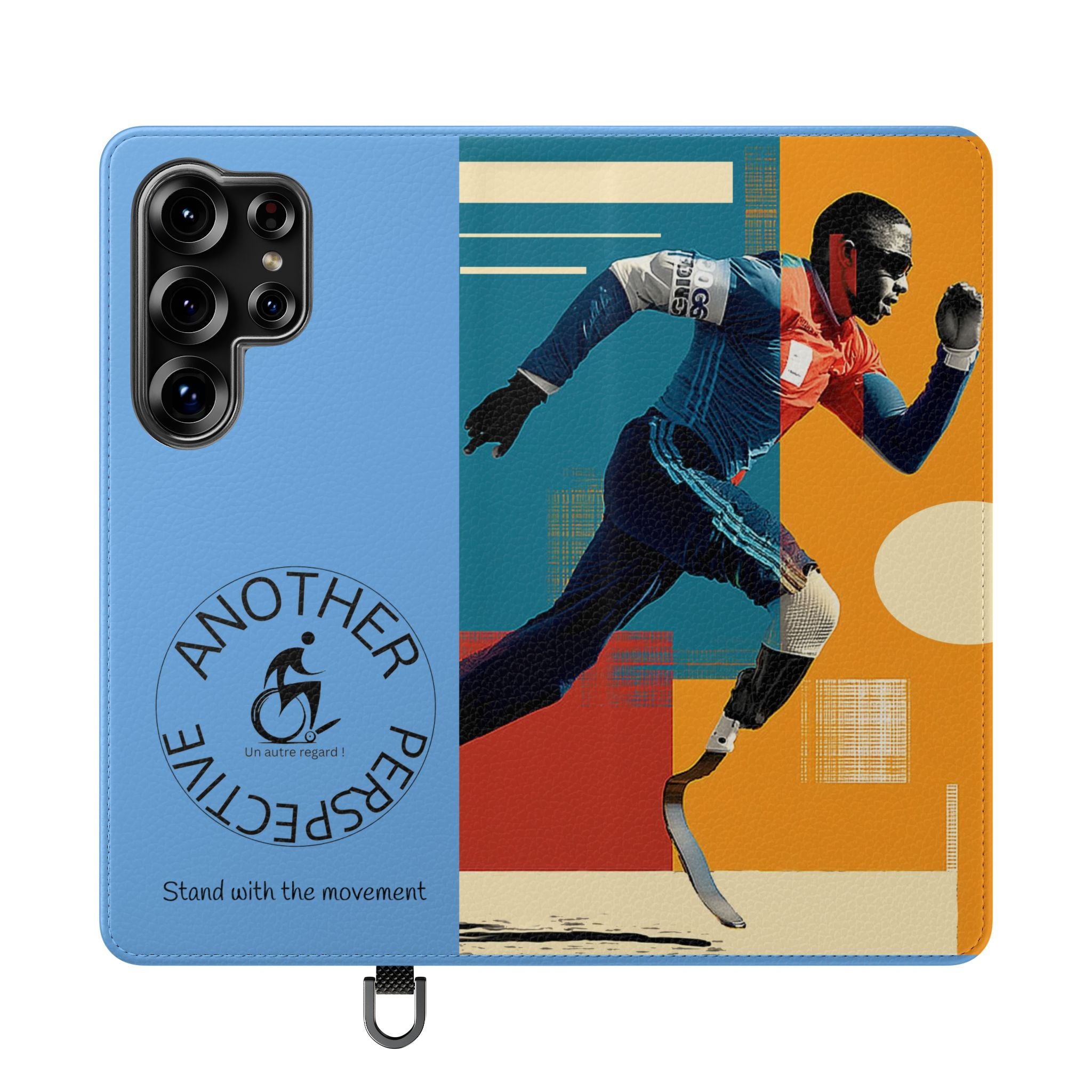 Sporty Flip Case for Athletes Course , Phone Wallet Cover, Stylish Mobile Case, Perfect Gift for Sports Fans, Functional Design