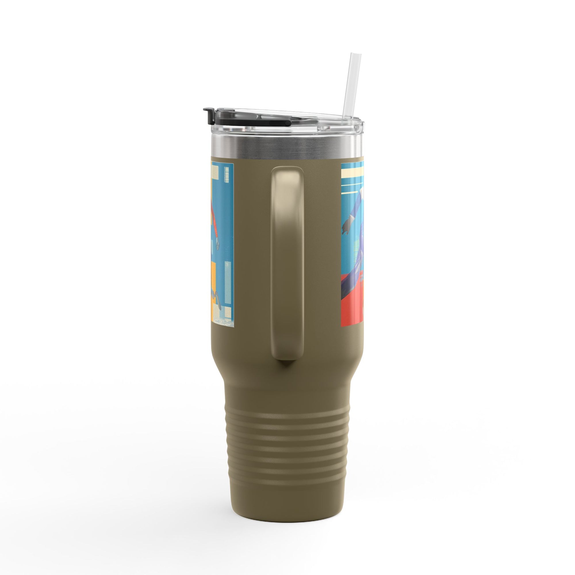 Vibrant Insulated Travel Mug, 40oz | Stylish Drinkware for Outdoor Adventures, Sports, Travel, Gifts